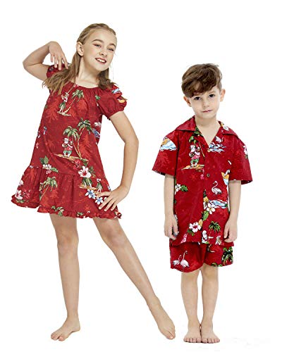 Santa in Hawaii Red
