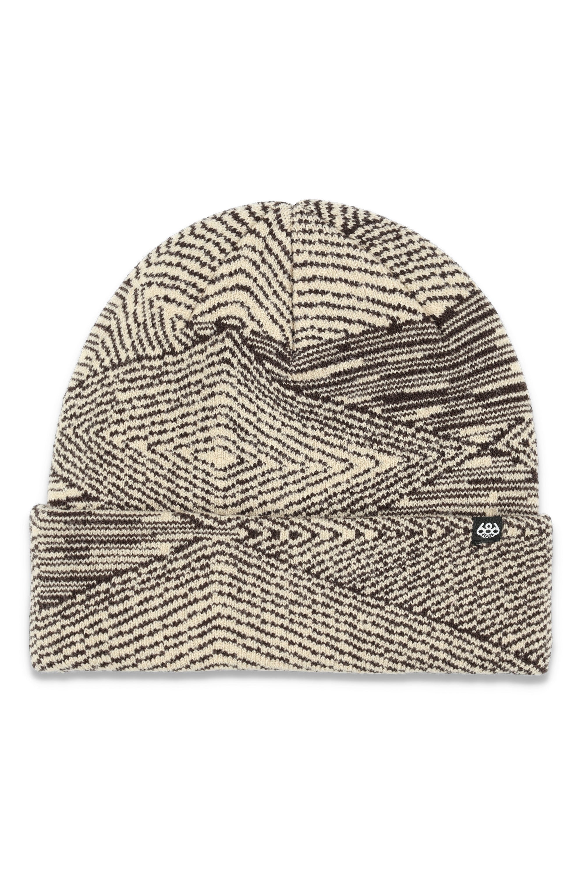 686 Women's Checkmate Beanie - Soft Winter Knit Hat for Women - Warm Fleece Lined Beanie for Skiing, Snowboarding & Outdoor Activities (2025 Collection)
