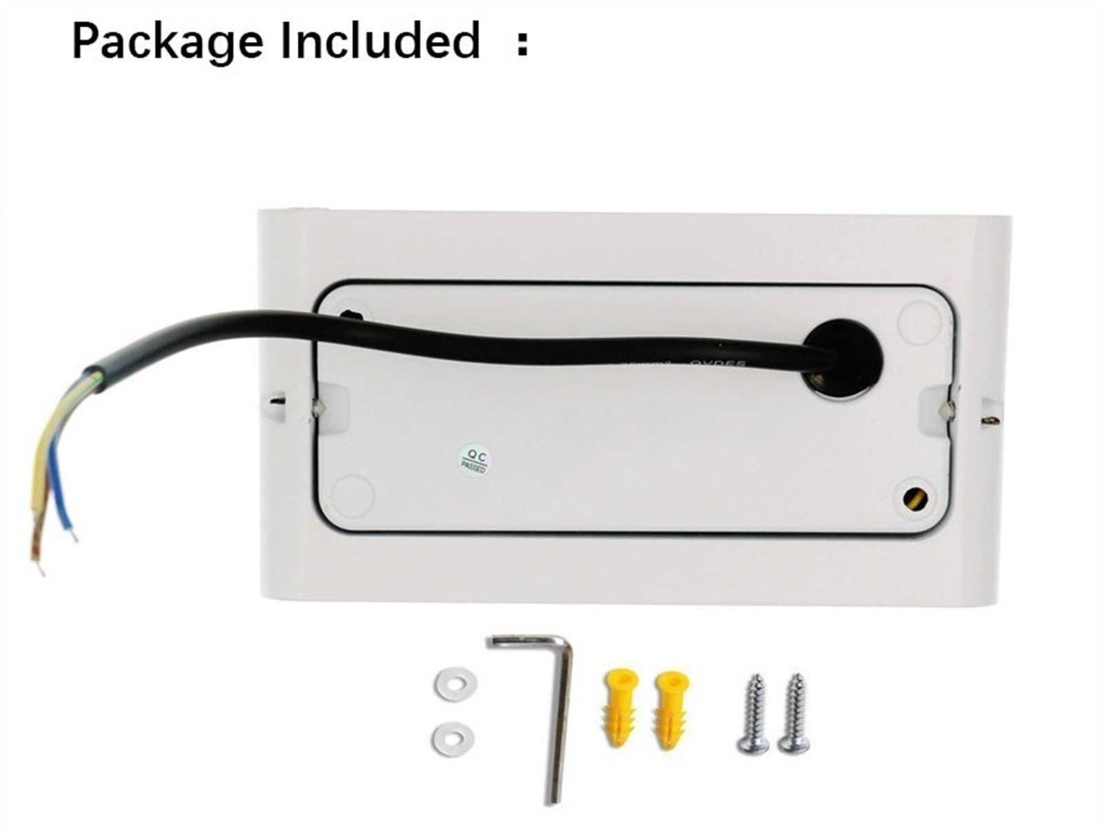 Double Head Wall Lamp - Indoor/Outdoor Up Down Lighting for Garden & Porch