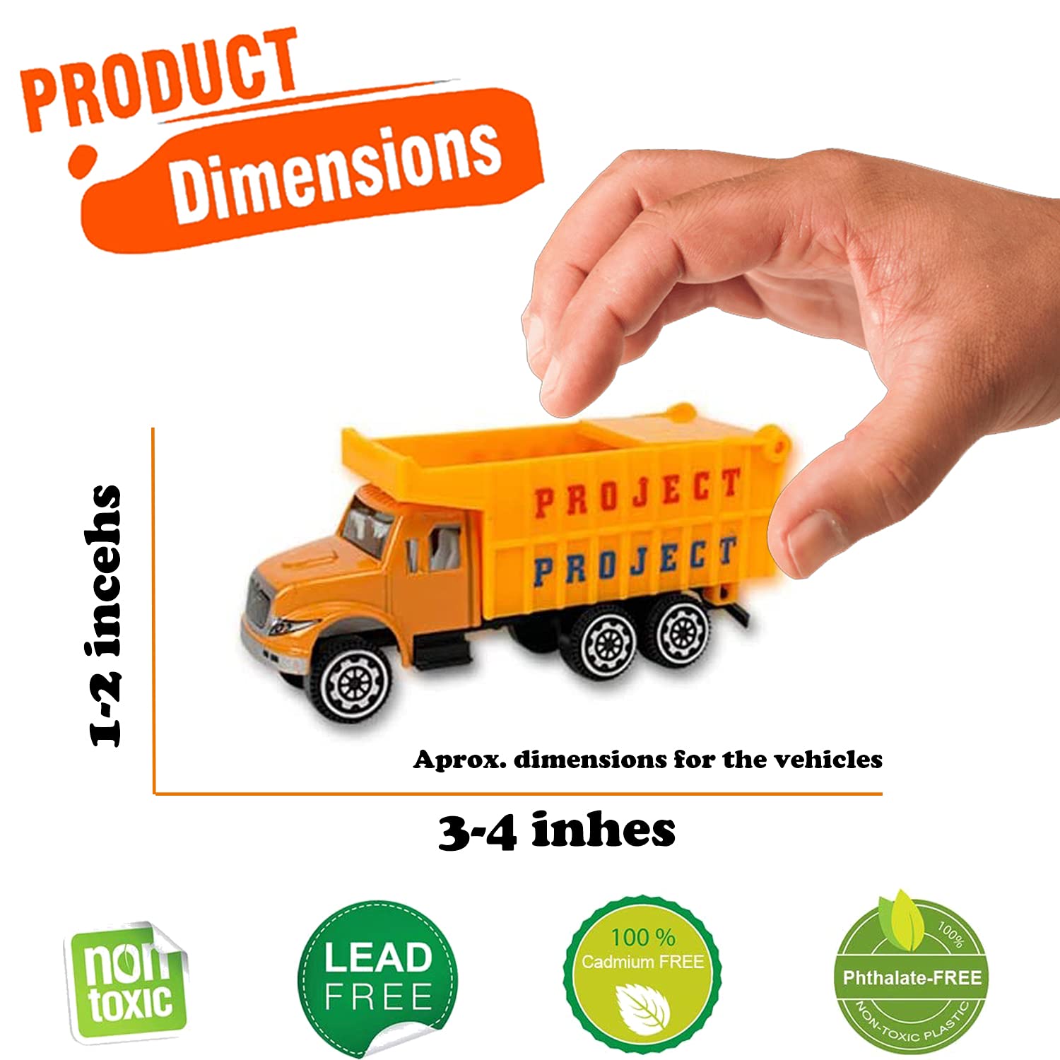 Liberty Imports Engineering Construction Toy Set - 50+ Piece Pretend Play Bucket with Die-Cast Vehicles, Figures & Accessories | STEM Learning Toys for Kids | Perfect for Classroom, Birthday Gifts & Outdoor Sandbox Play
