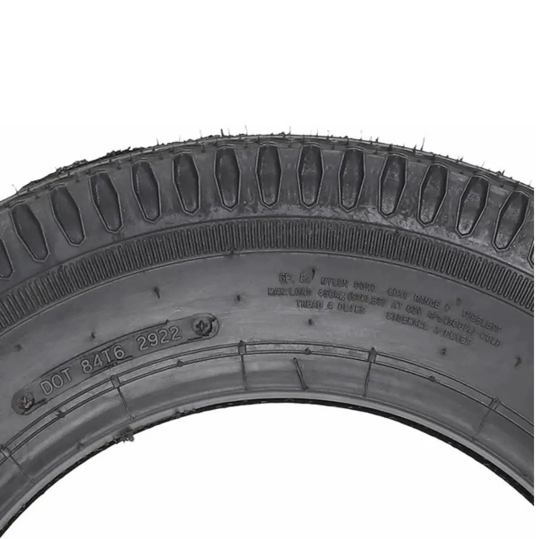 4.8x12 Trailer Tires - 2 Pack Heavy Duty 6PR Load Range C - Perfect for Utility Trailers, Boat Trailers & Small Cargo Haulers