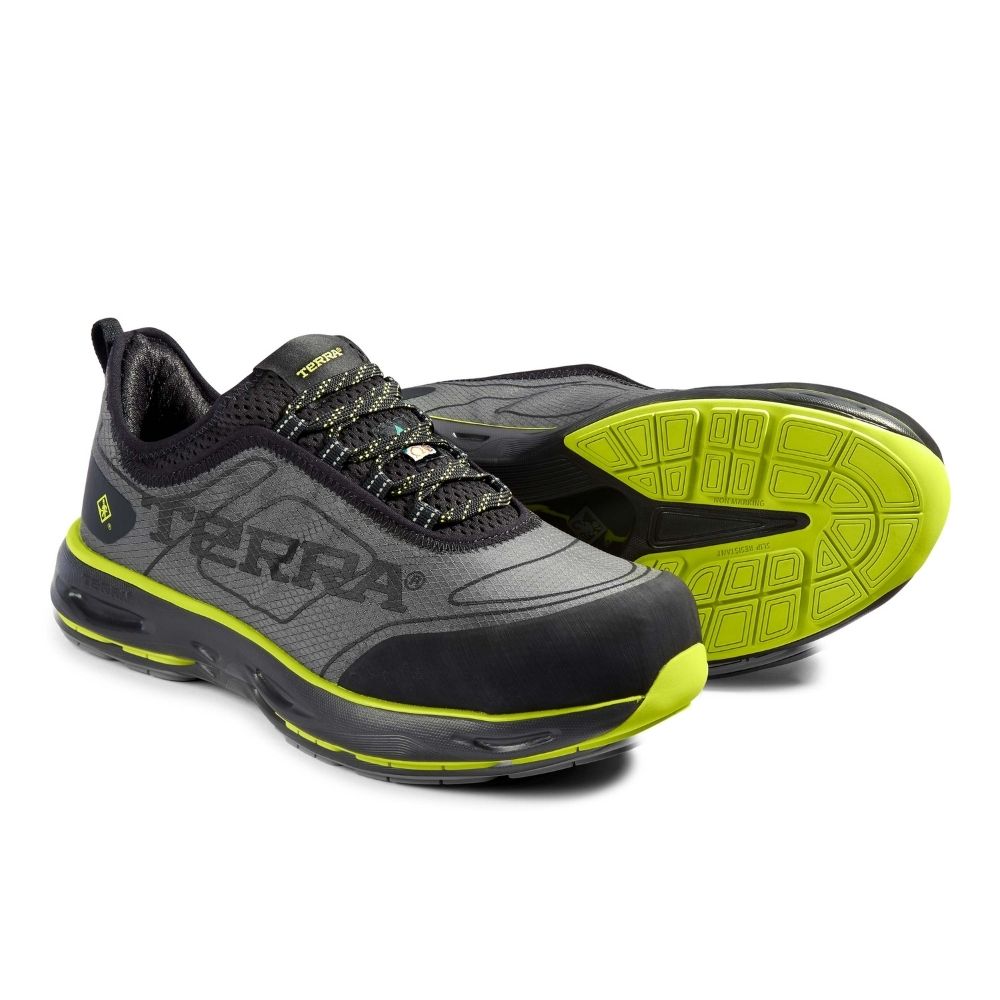 Terra Lites Unisex Composite Toe Athletic Safety Shoes TR0A4NRBBL - Lightweight Work Sneakers for Men & Women, Yellow/Black - Perfect for Construction, Warehouse & Industrial Work Safety