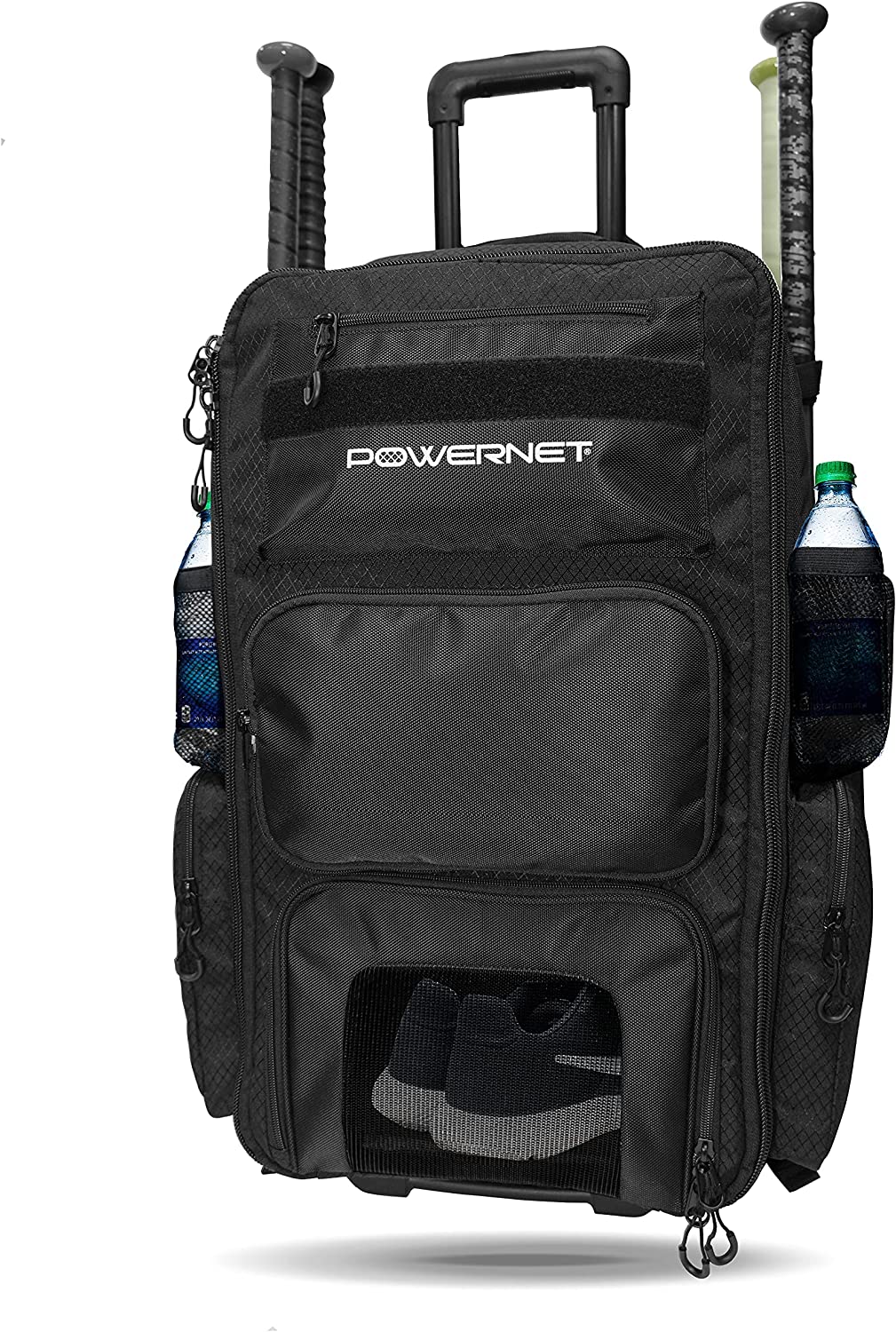 PowerNet Baseball & Softball Bat Backpack - Durable Multi-Equipment Bag for Players & Coaches - Perfect for Games, Practice & Travel