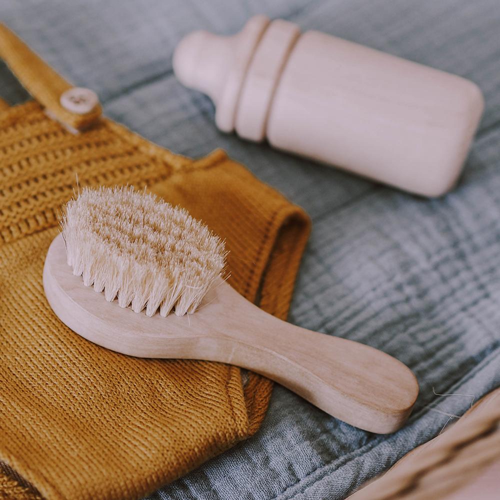 Dinkum Dolls Hair Brush Set - Soft Bristle Detangling Brush for Kids & Adults - Perfect for Gentle Styling, Detangling, and Daily Hair Care at Home or On the Go