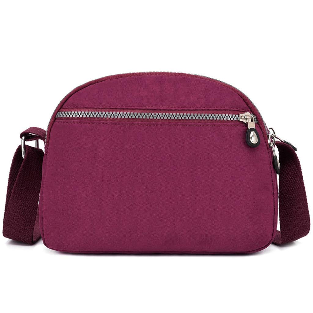 Waterproof Nylon Computer Tote Bag for Women - Elegant Laptop Shoulder Bag with Leather Trim, Perfect for Work, Travel & Daily Use