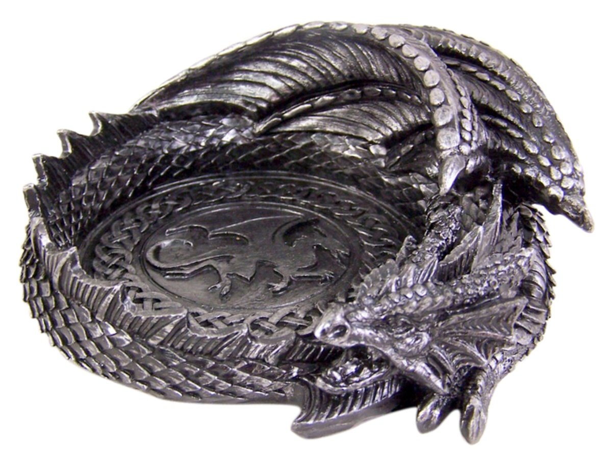 Dragon Coaster Set with 4 Holders for Home & Bar Decor