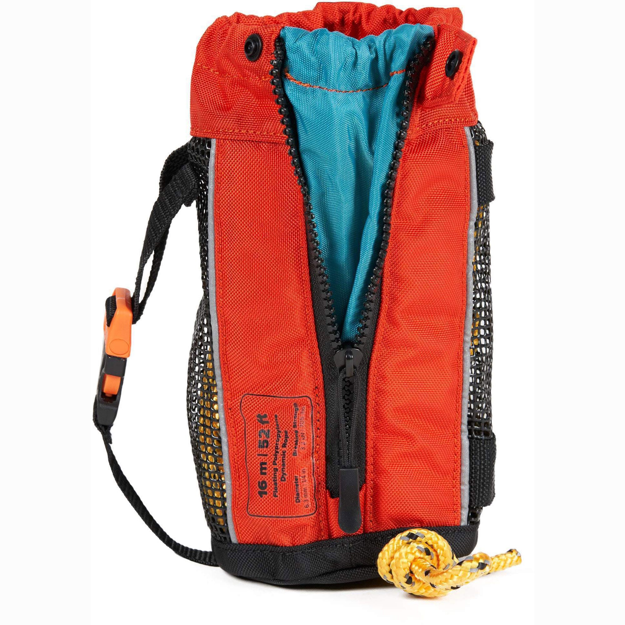 Level Six Compact Quickthrow Throw Bag - Lightweight Rescue & Safety Rope Bag for Kayaking, Rock Climbing & Outdoor Adventures
