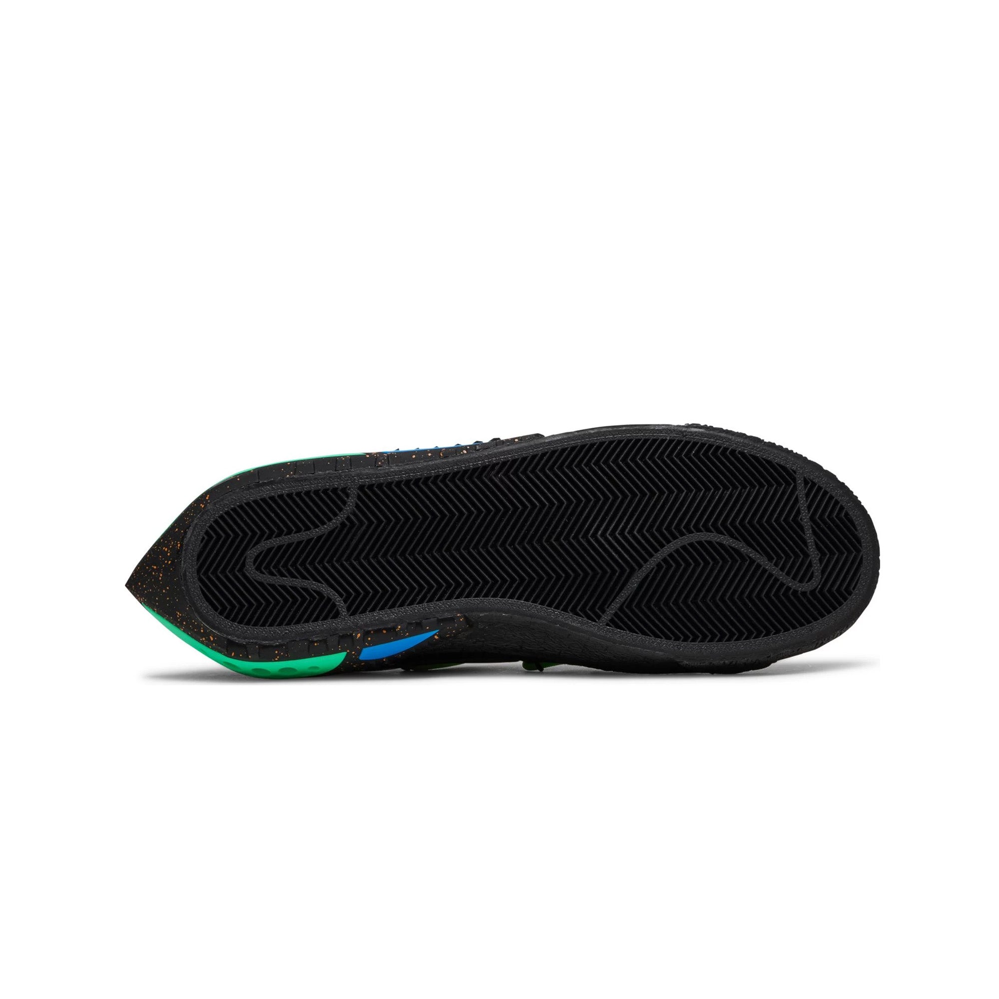 Nike Blazer Low x Off-White 'Black Electro Green' Sneakers (2022) - Men's Streetwear Fashion Shoes for Casual Wear & Urban Style