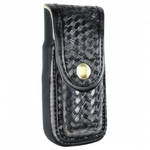 7907 Brass Snap OC Spray Pouch - Durable Pepper Spray Holster for Self Defense, Police & Security Use - Perfect for Belt, Purse or Tactical Gear Attachment
