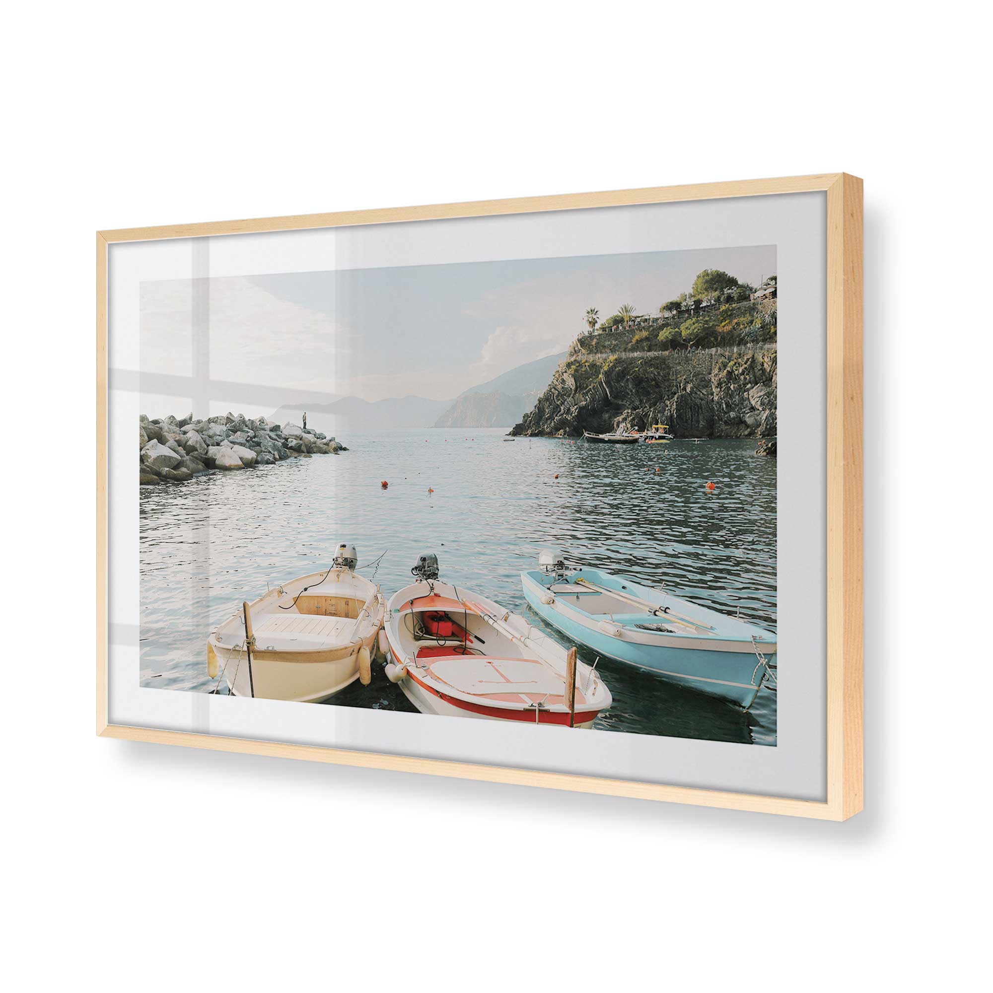 Dockside Dreams Print - Coastal Wall Art Decor for Beach House, Living Room & Bedroom | Nautical Themed Home Decor for Seaside & Ocean Lover Gifts