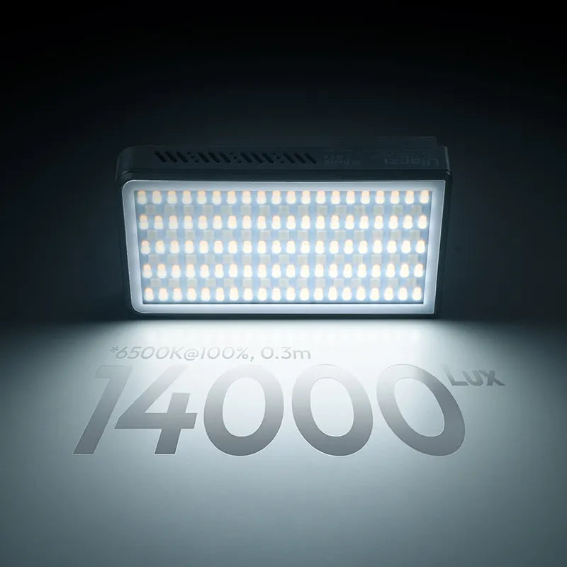 Ulanzi 40W Portable LED Video Light for Photography, Vlogging & YouTube - Compact, Dimmable Lighting for Content Creators, Live Streaming & Studio Shoots