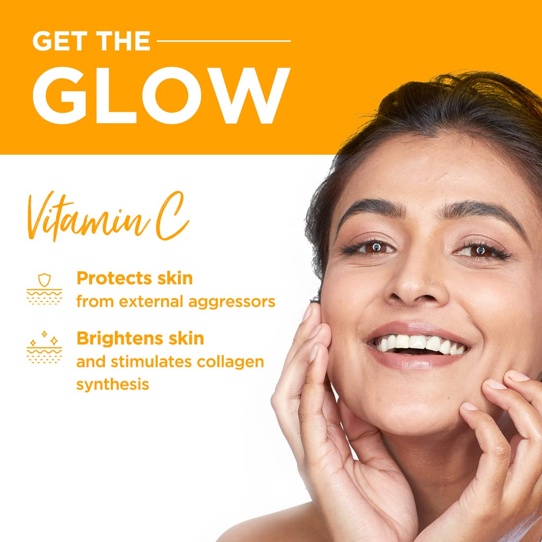 Simple Protect N Glow Vitamin C Moisturising Glow Gel with Yuzu Lemon - 40g | Fragrance-Free, Paraben-Free & Hypoallergenic | For All Skin Types Including Sensitive Skin | Brightening & Hydrating Face Moisturizer for Day & Night Use