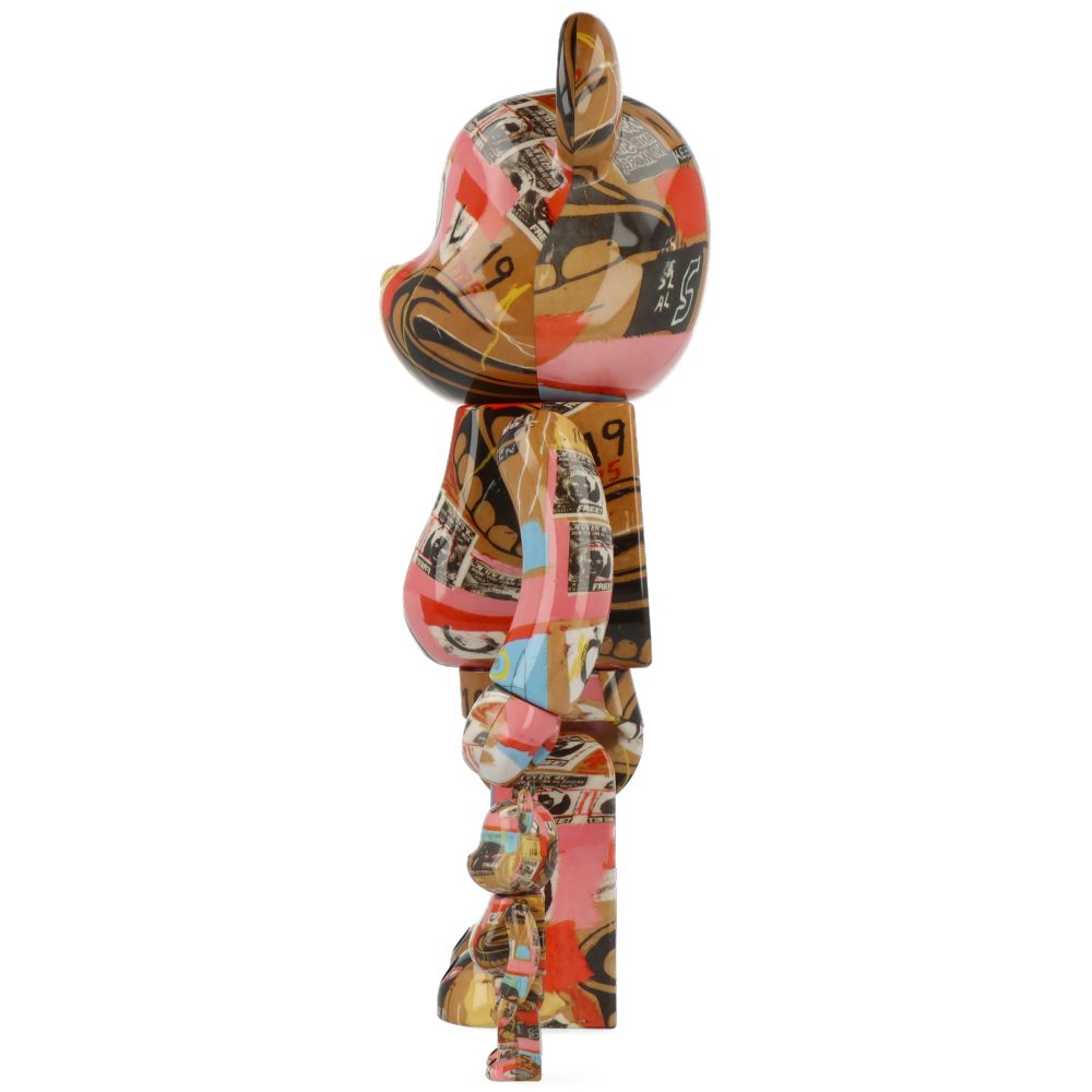 400% + 100% Bearbrick Warhol X Basquiat 2 Limited Edition Designer Art Toy Collectible - Perfect for Home Display, Office Decor, and Gift Giving