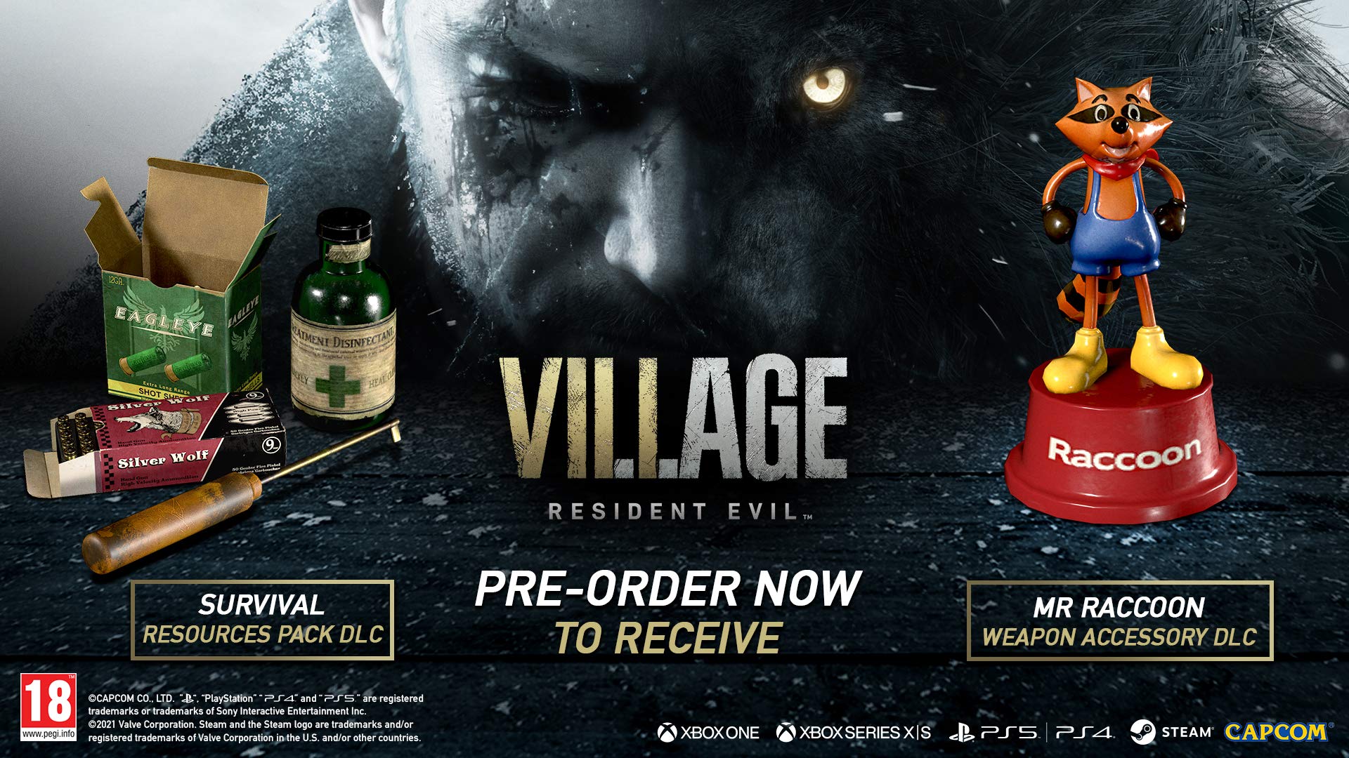 Resident Evil Village PS5 Game - Official Capcom Horror Survival Adventure | Perfect for Halloween Gaming & Thriller Fans