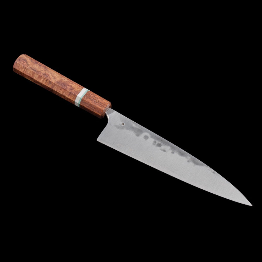Carter Cutlery Muteki #5529 Funayuki 190mm Japanese Kitchen Knife by Taylor - Premium Handcrafted Chef Knife for Sushi, Meat & Vegetable Cutting - Perfect for Home Cooks & Professional Chefs
