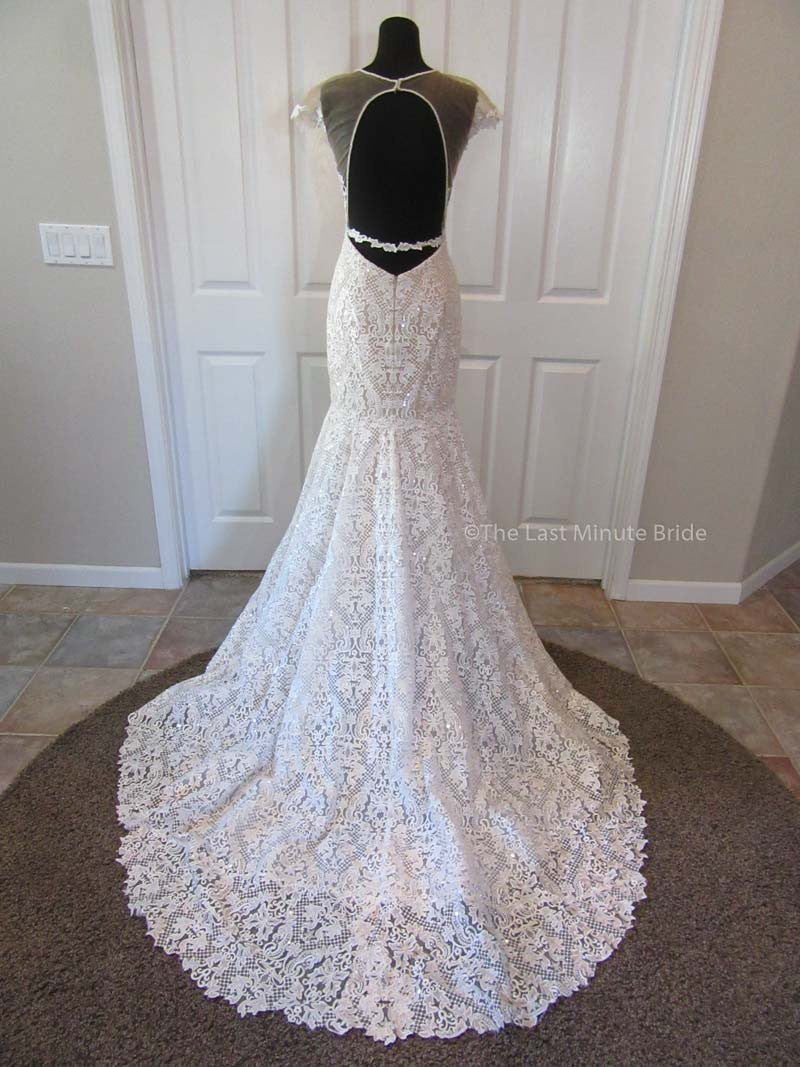 Calla Blanche Miley 18245 Sample Wedding Gown - Elegant A-Line Bridal Dress for Prom, Evening Gala & Formal Occasions