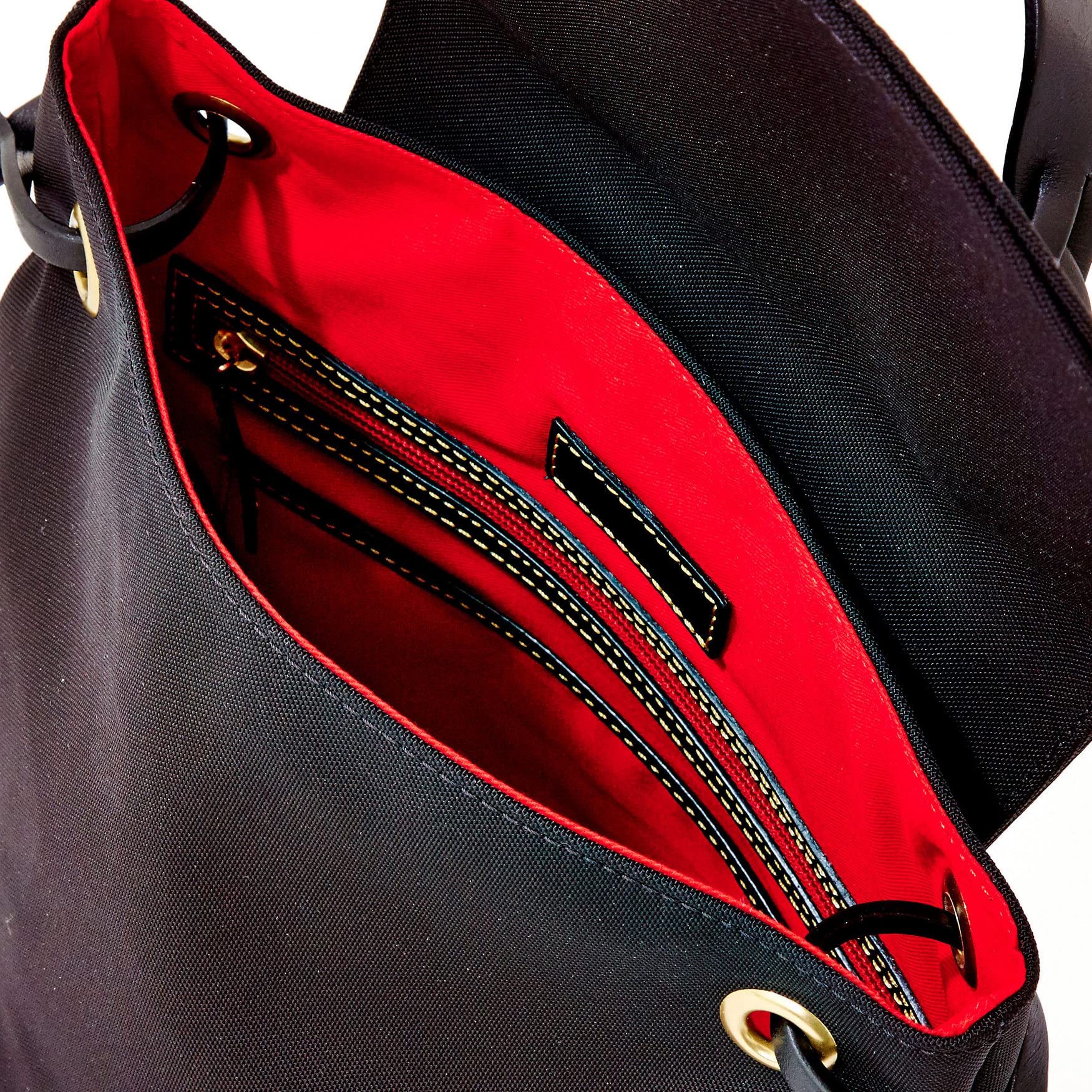 Dooney & Bourke Women's Small Nylon Flap Backpack Purse - Stylish Crossbody Handbag for Work, Travel & Everyday Use