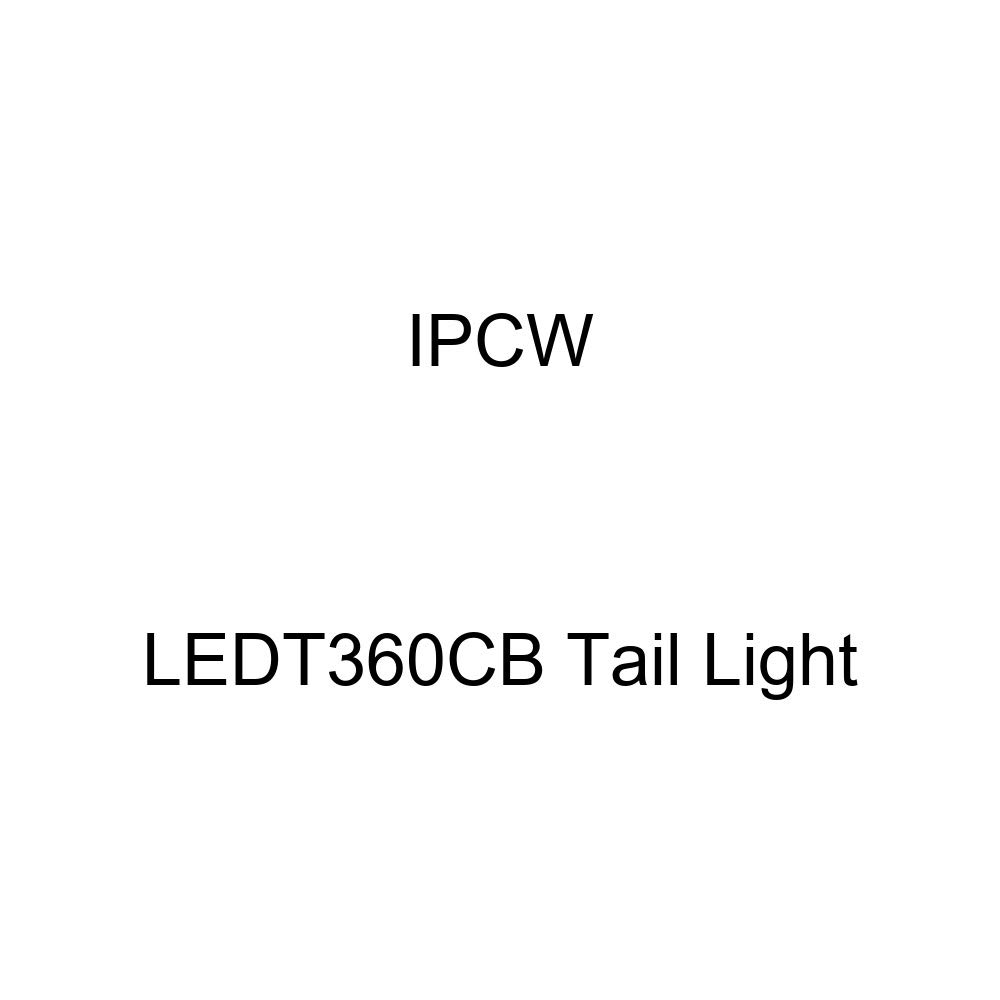 IPCW LEDT360CB LED Tail Light - Bright Red Brake Light for Trucks, SUVs, and Trailers - Waterproof & Durable for All Weather Conditions - Perfect for Night Driving, Off-Roading, and Towing