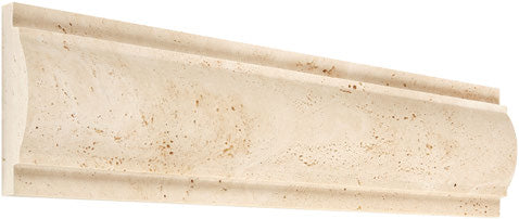 Ivory Travertine Arch Molding - Premium Natural Stone Trim for Home & Commercial Decor | Perfect for Doorways, Fireplaces & Architectural Accents