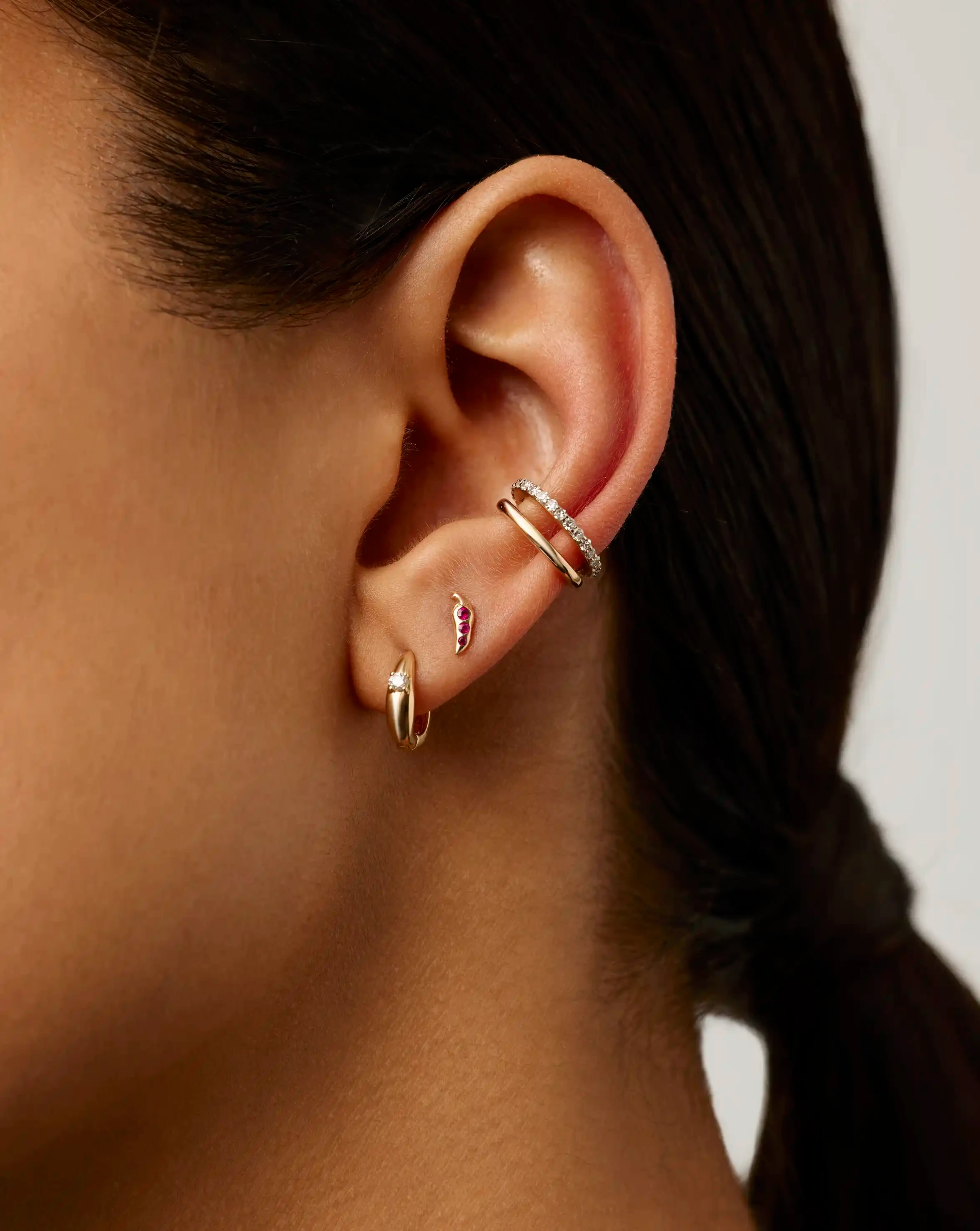 14K Solid Gold Ruby Stud Earrings for Women | Genuine Ruby Gemstone Jewelry | Perfect for Everyday Wear, Gifts & Special Occasions