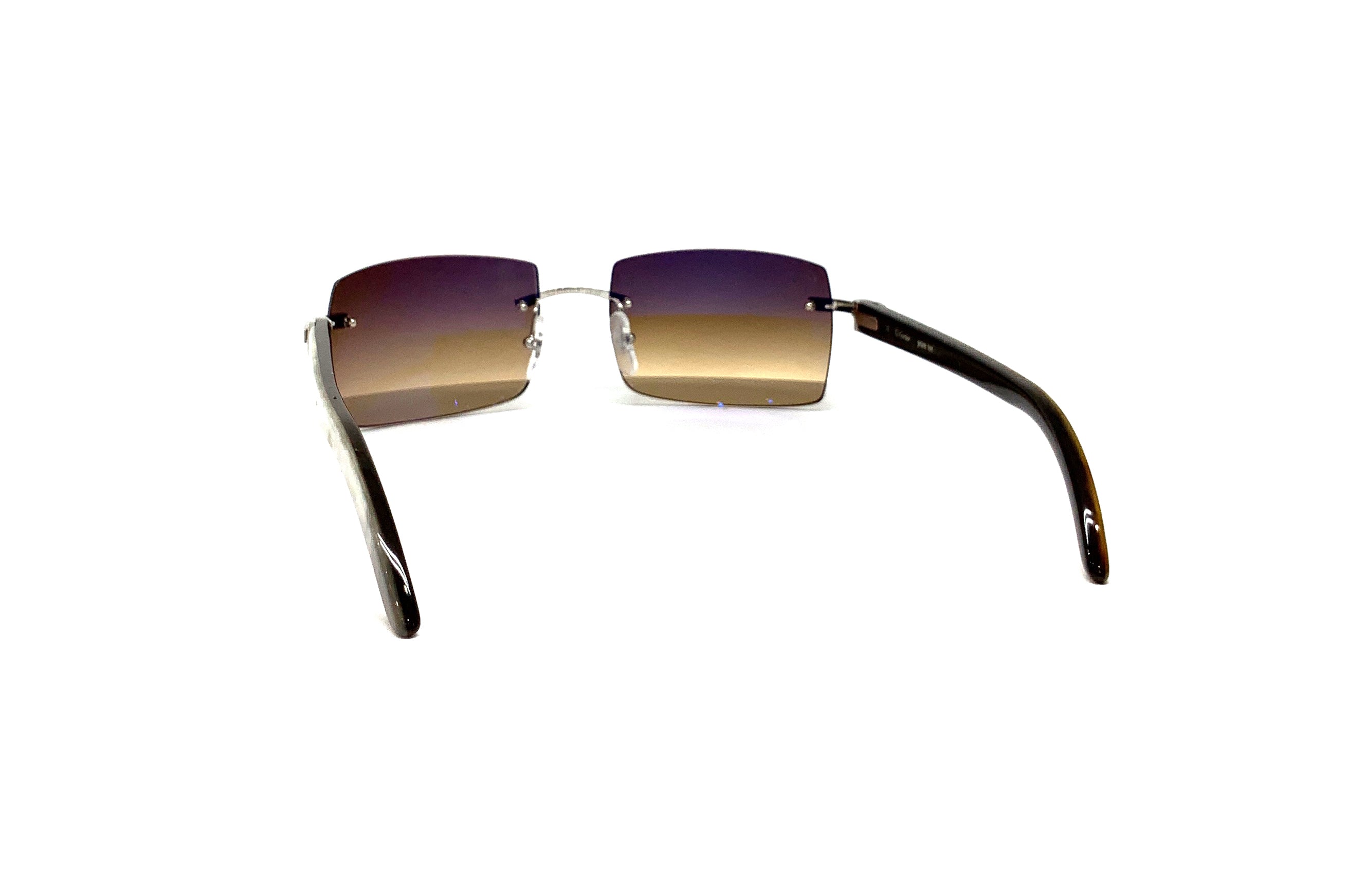 Cartier C Décor CT0019RS Buffalo Horn Sunglasses - Luxury Designer Shades for Men & Women - Perfect for Outdoor, Travel & Fashion Accessories