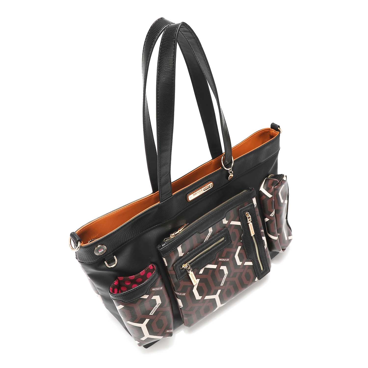 CARLA LARGE SHOPPER TOTE BAG - Stylish & Spacious Women's Handbag for Work, Travel & Shopping | Durable Canvas Tote with Long Handles | Perfect for Office, Beach & Daily Use