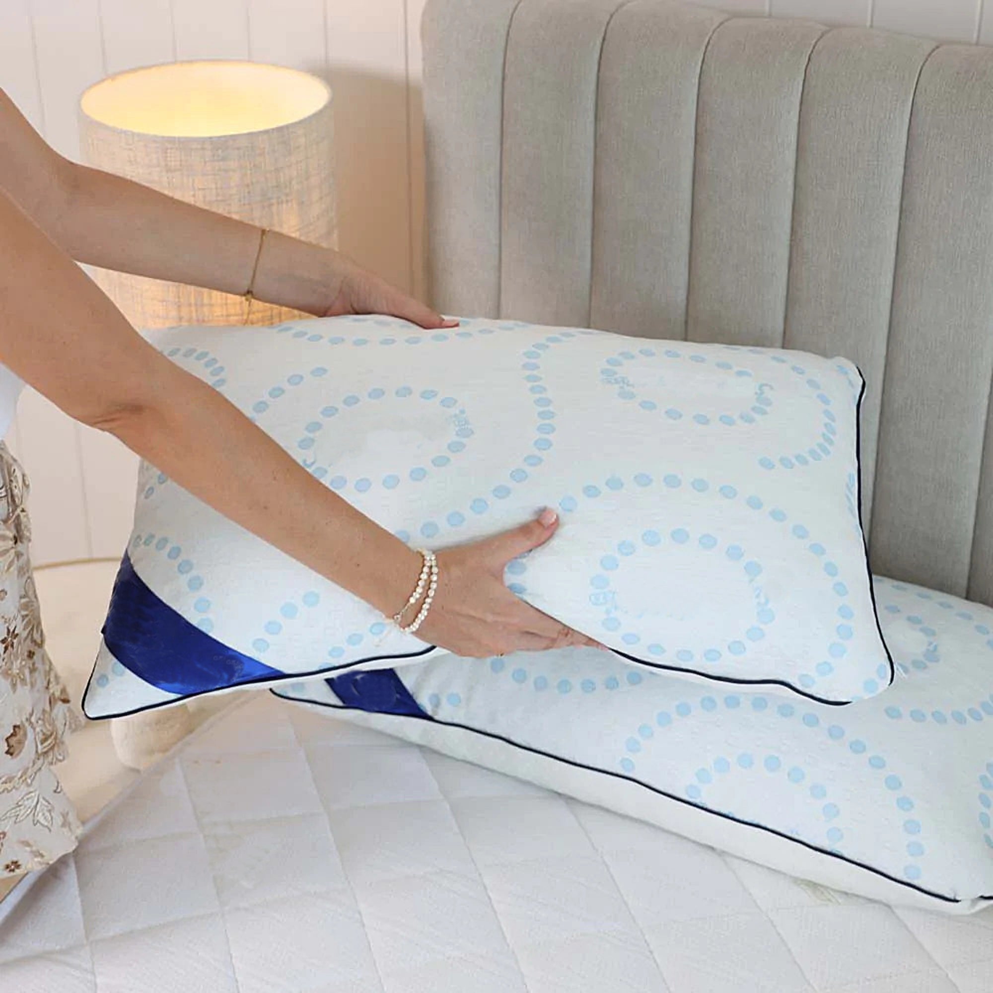 ReGen Adjustable Cooling Pillow for Neck Pain Relief - Memory Foam Support with Breathable Cover - Perfect for Side, Back & Stomach Sleepers - Ideal for Hot Sleepers & Travel Use
