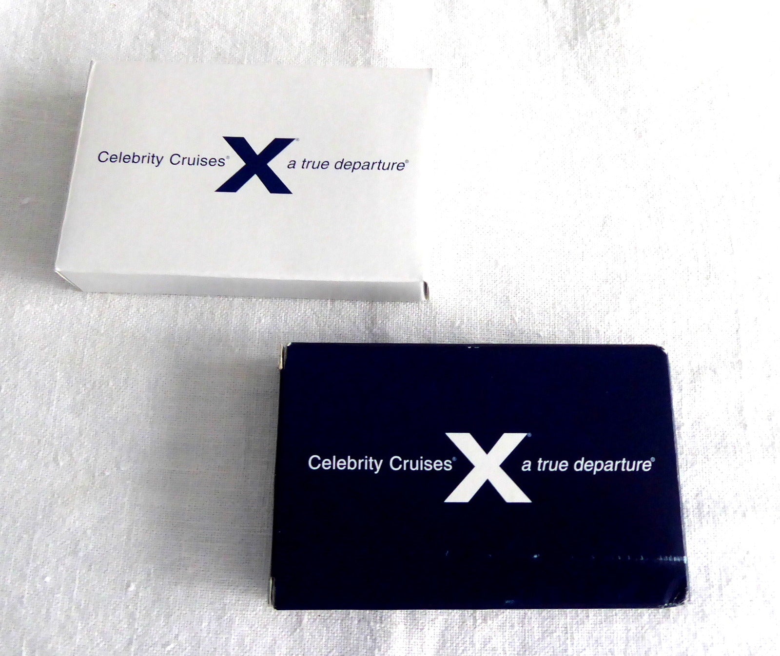 Celebrity Cruise Lines Playing Cards - 2 Decks Plastic Coated Casino Quality Cards for Travel, Parties & Game Nights | Waterproof & Durable