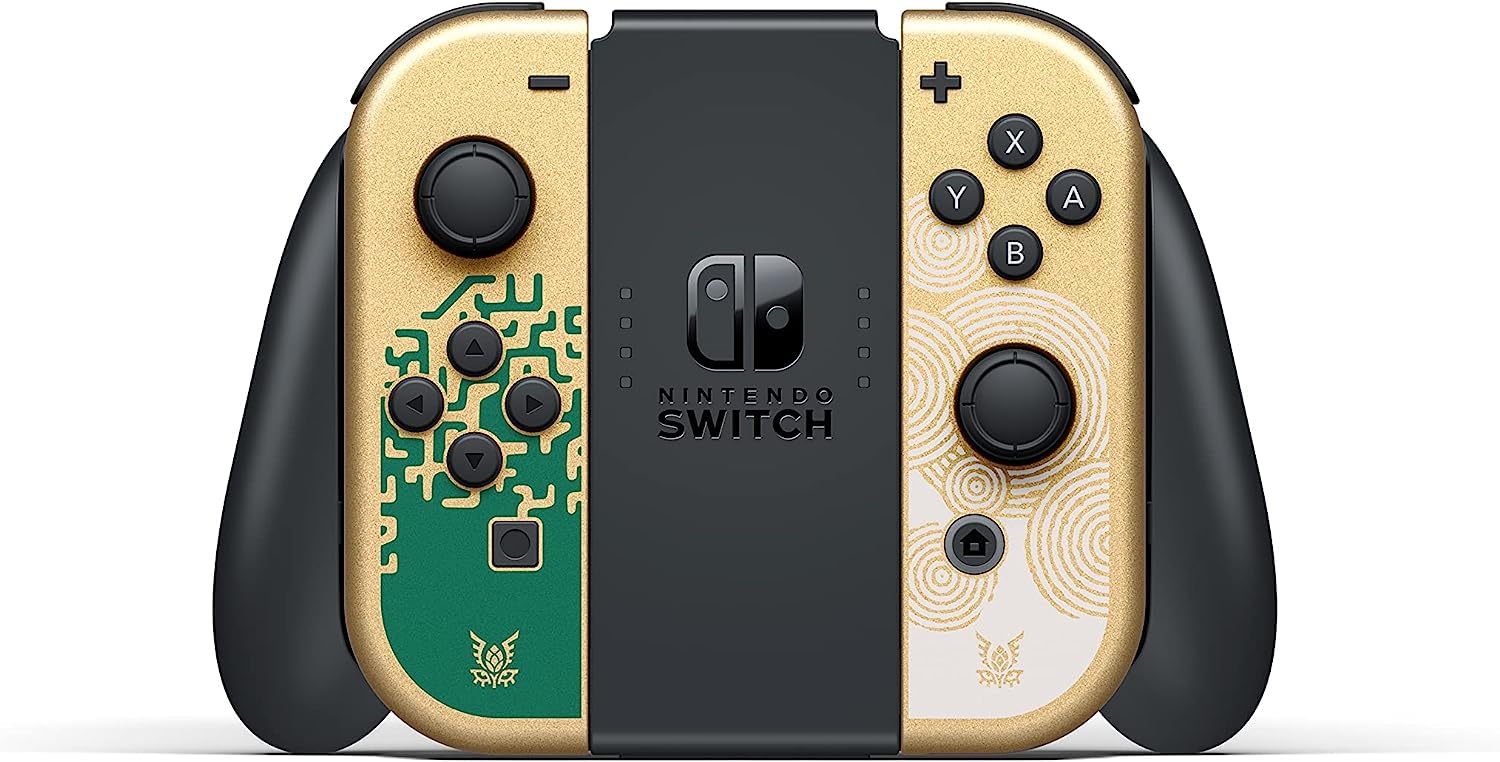 Nintendo Switch OLED Model - The Legend of Zelda: Tears of the Kingdom Limited Edition Console (Game Not Included) | Perfect for Gaming Enthusiasts & Zelda Fans, Great for Home Entertainment & Travel Gaming
