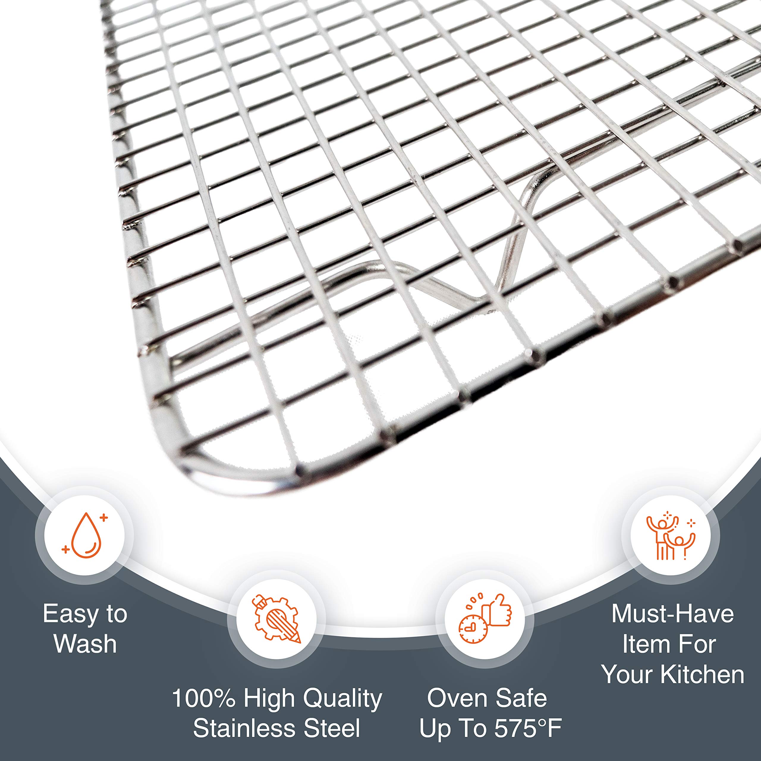 Stainless Steel Cooling Rack for Baking - 8.5
