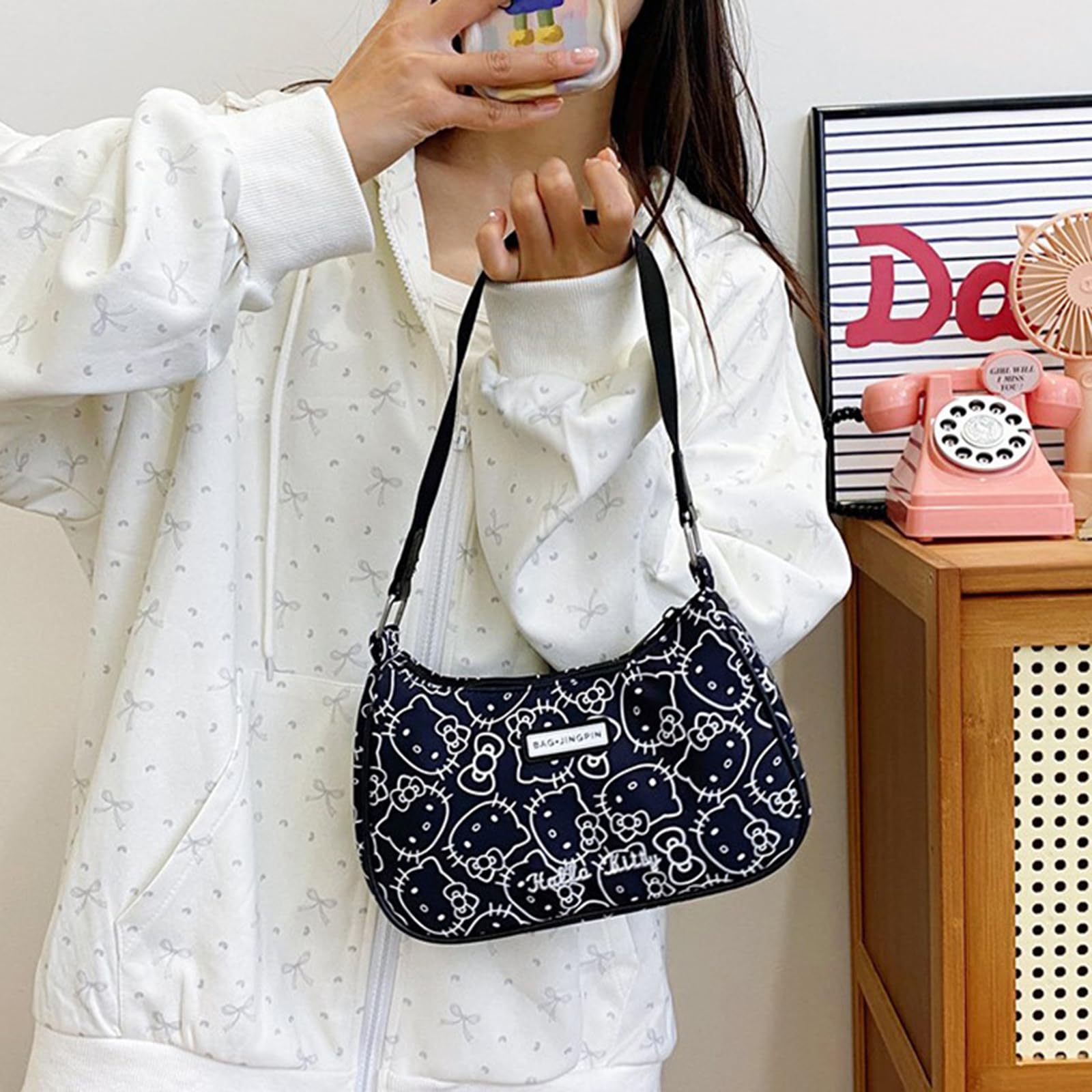 Stylish Mini PU Hobo Crossbody Bag for Women - Cute Small Casual Shoulder Purse - Perfect Gift for Girls & Teens - Ideal for Shopping, Travel & Daily Use