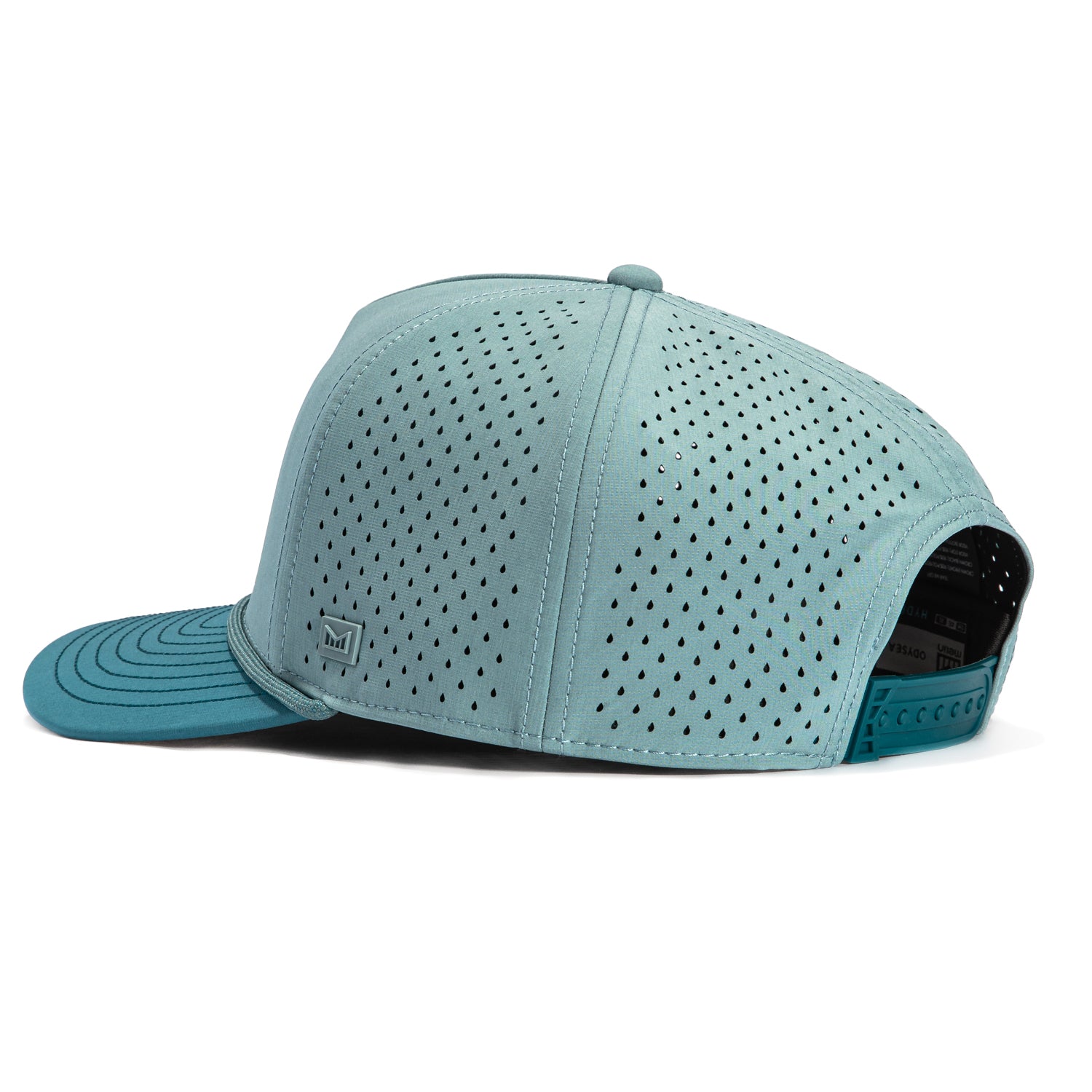 Melin Odyssey Hydro Rope Bulls Icon Snapback Hat - Indigo & Light Blue | Stylish Adjustable Baseball Cap for Men & Women | Perfect for Outdoor Sports, Casual Wear & Fan Gear