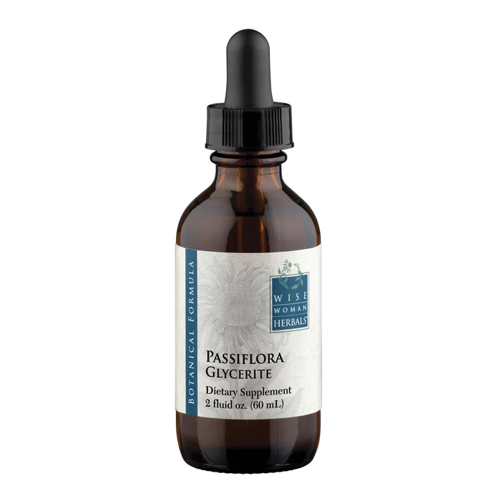 Wise Passionflower Glycerite 2Oz - Natural Herbal Extract for Stress Relief & Sleep Support - Perfect for Relaxation, Anxiety Relief & Better Sleep