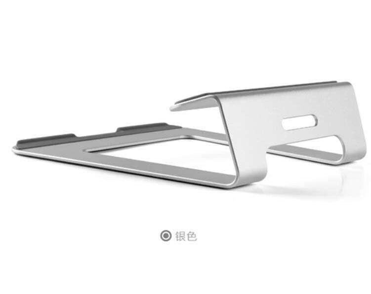 Premium Aluminum Laptop Stand for MacBook Pro - Adjustable Height, Ergonomic Design for Home, Office & Travel Use