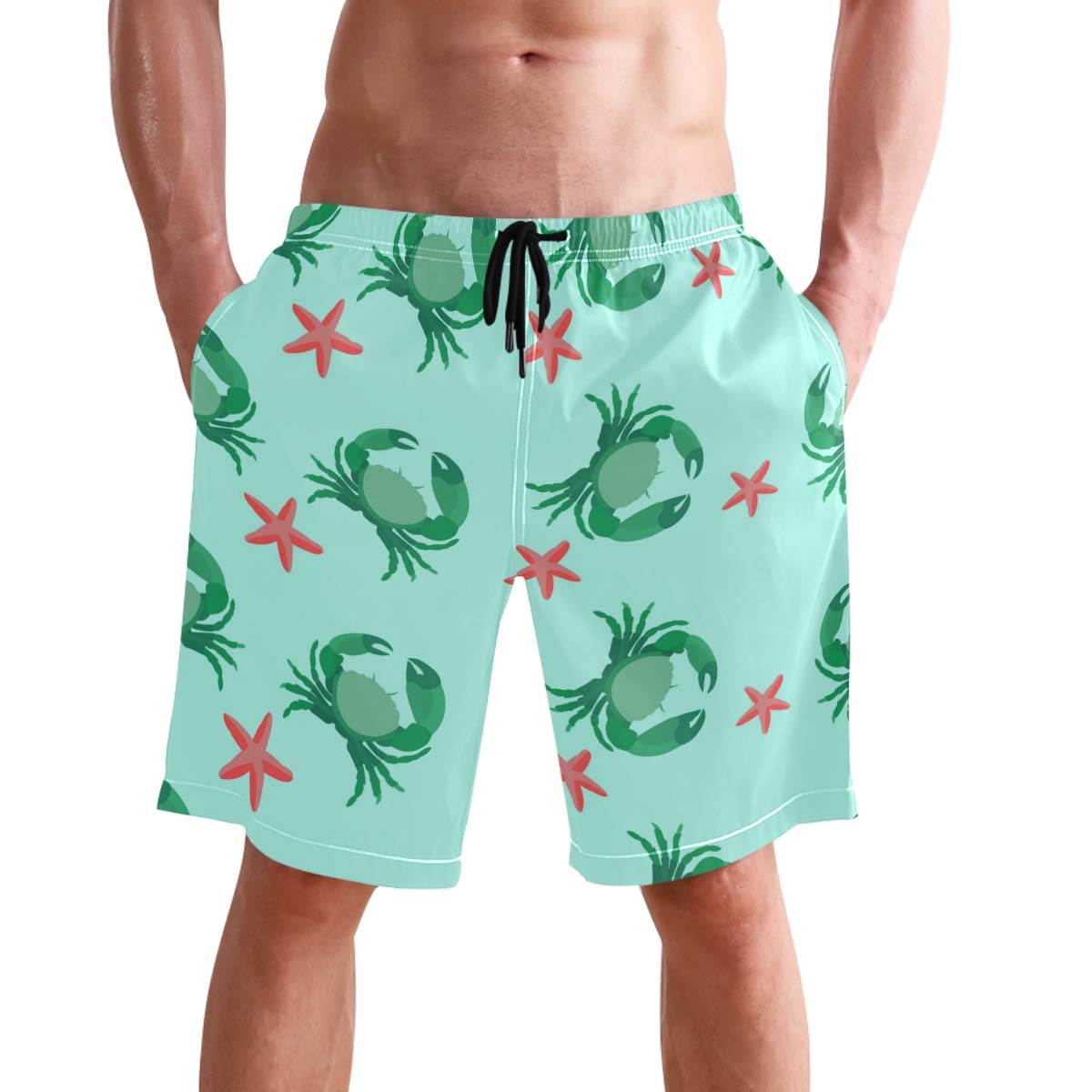 Visesunny Men's Quick Dry Swim Board Shorts - Lightweight Beach Shorts for Swimming, Running & Sports | Perfect for Summer, Pool, Surfing & Outdoor Activities