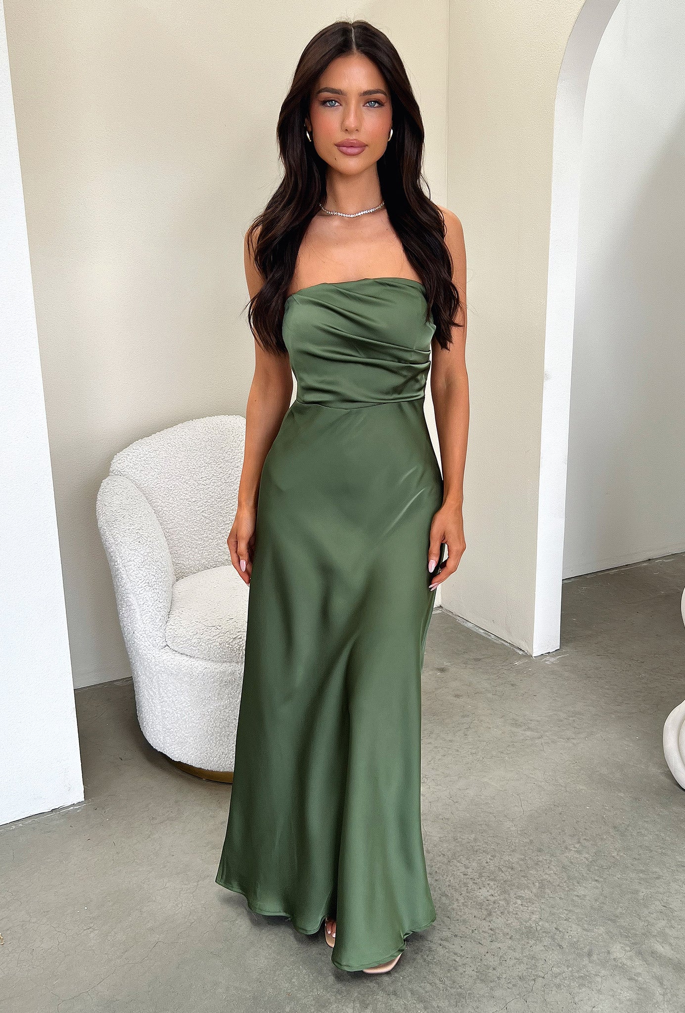 Elio Dress - Olive Green Women's Casual Summer Dress | Perfect for Beach, Vacation & Everyday Wear