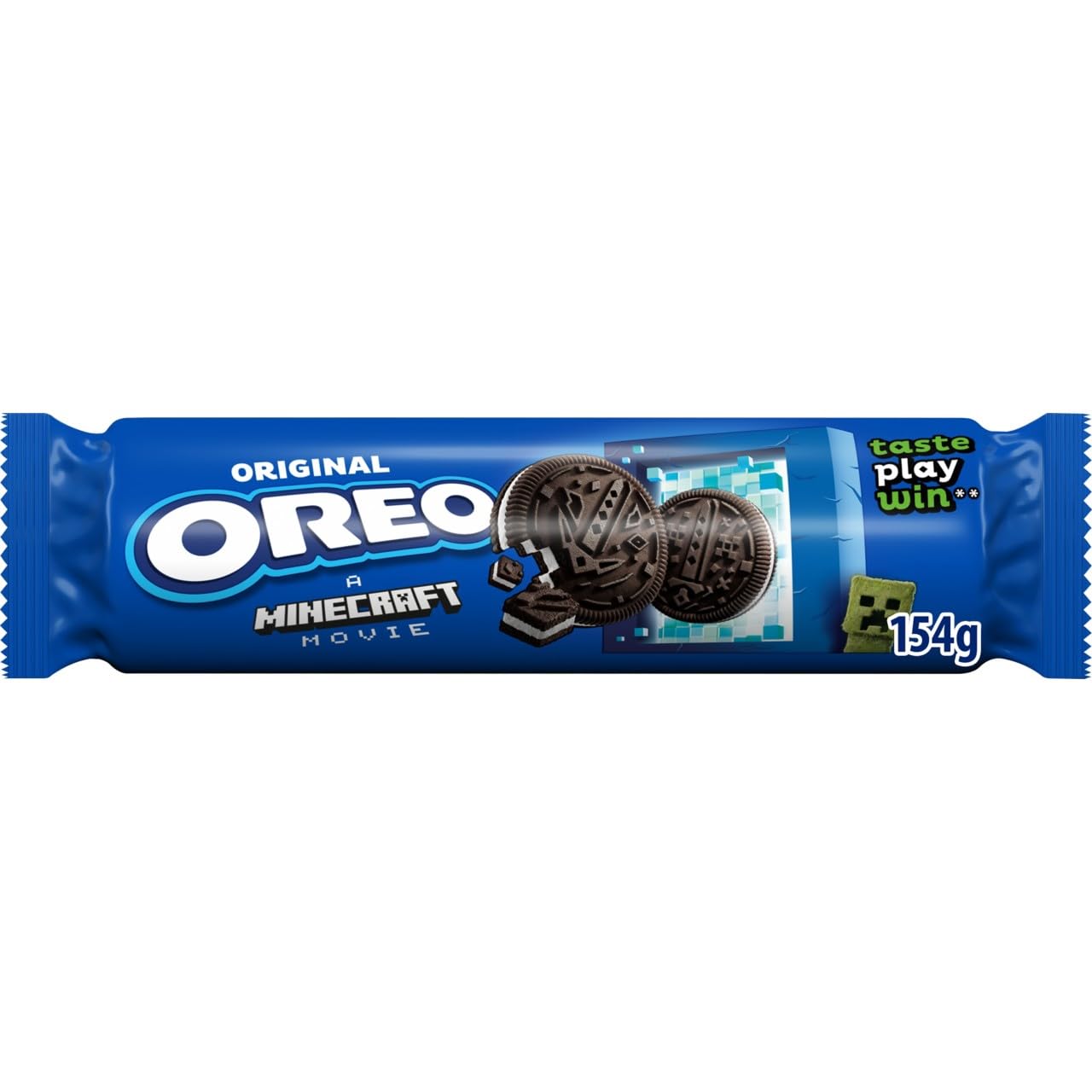 Original Oreo Pac-Man Limited Edition Cookies 154g - Fun Snack for Gaming Parties & Nostalgic Treats for Pac-Man Fans
