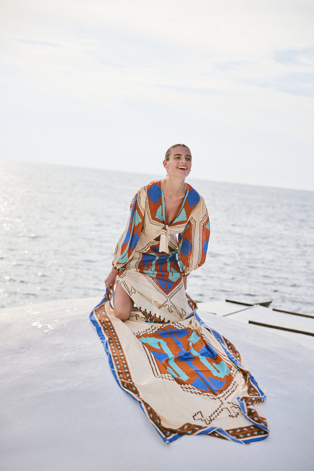 Sailing Flags Dress - Nautical Themed Summer Dress for Women | Perfect for Beach Parties, Yacht Trips & Coastal Vacations
