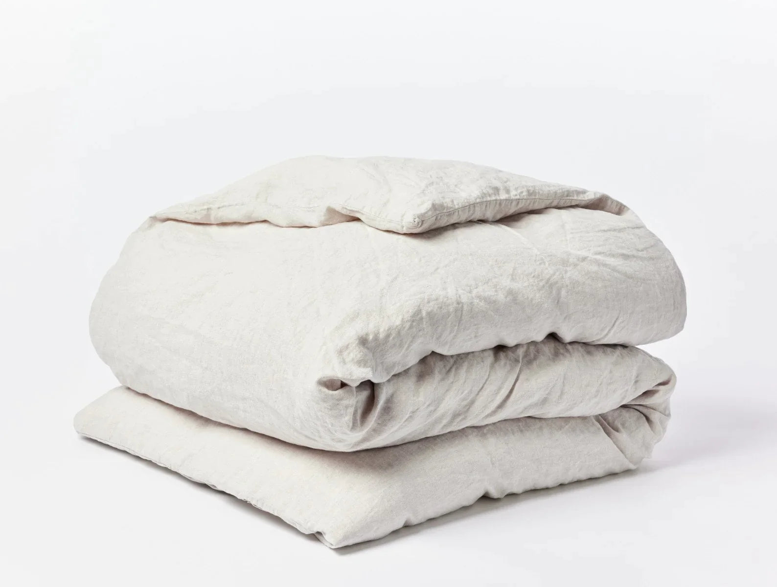 Organic Relaxed Linen Duvet Cover Set - Breathable & Hypoallergenic Bedding for All Seasons | Perfect for Master Bedroom, Guest Room & Vacation Homes