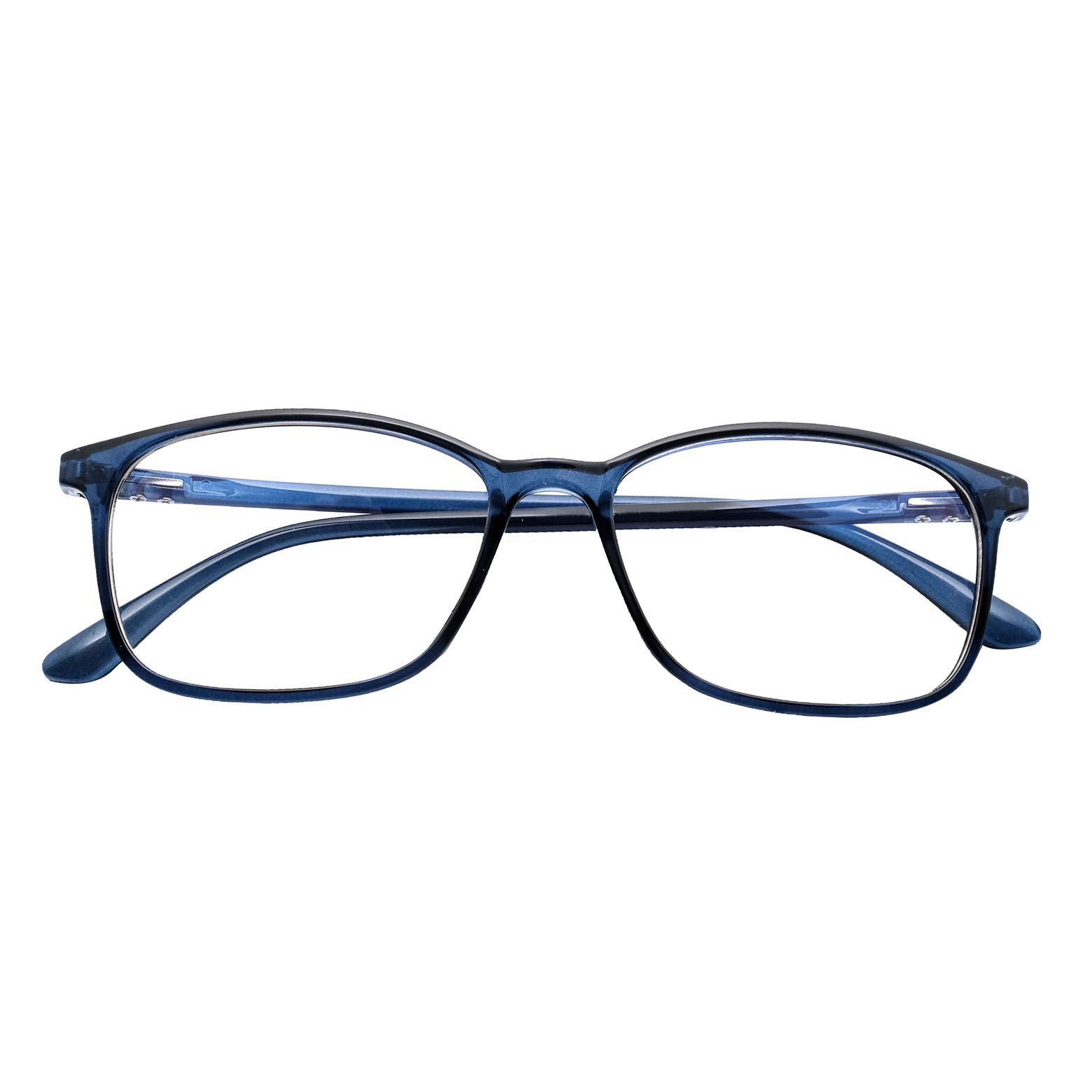 Blue Light Blocking Computer Reading Glasses for Men & Women - Anti Eyestrain Readers for Screen Time, Office Work & Gaming