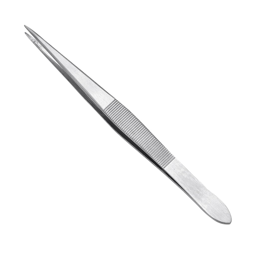 Professional Stainless Steel Eyelash Extension Tweezers - Straight Tip for Precision Application | Perfect for Salon, DIY Lash Extensions & Makeup Artists