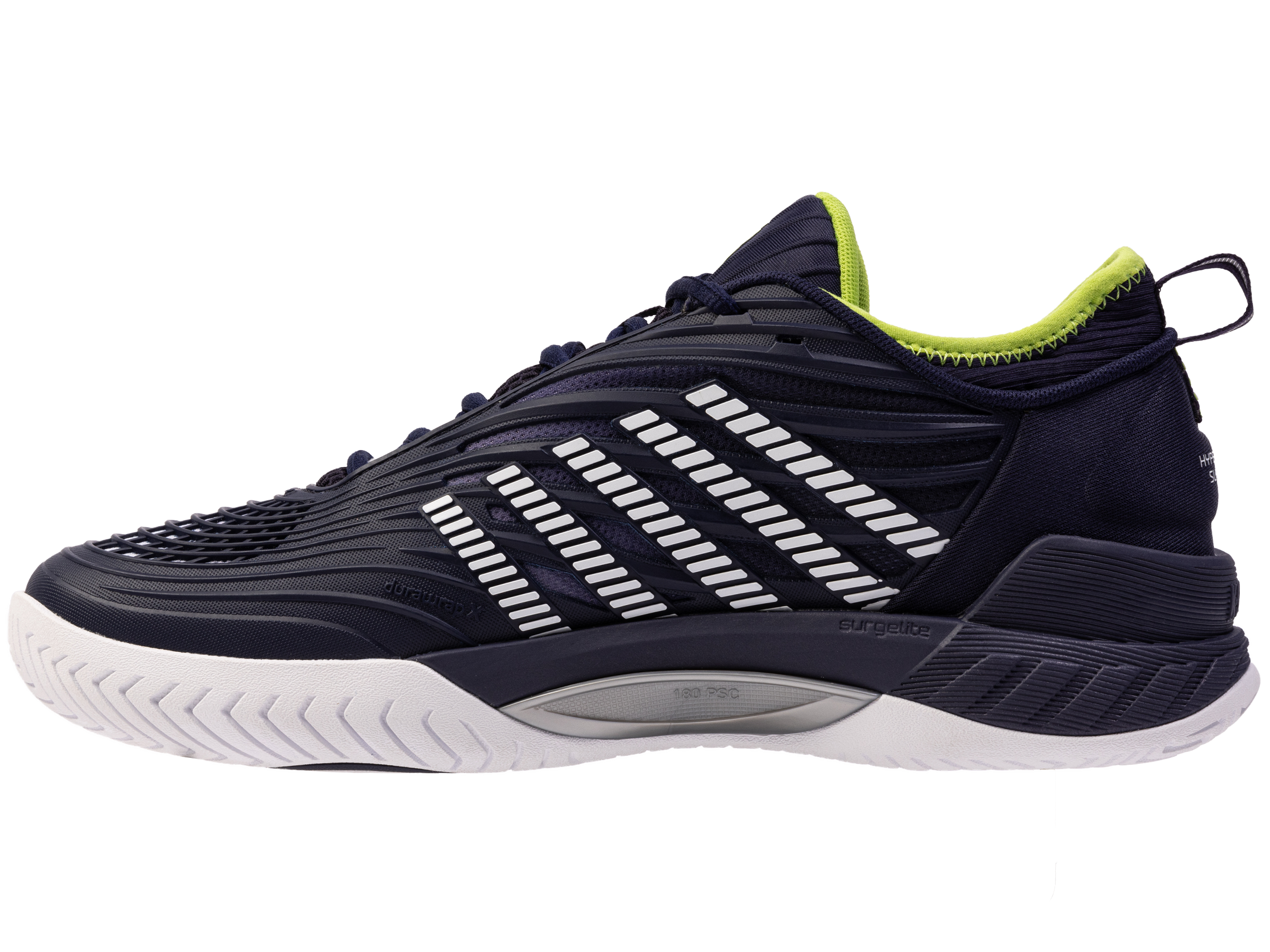 Hypercourt Supreme 2 Basketball Shoes - Peacoat/White/Lime Green | High-Performance Court Sneakers for Men & Women | Perfect for Indoor & Outdoor Basketball, Training, and Casual Wear