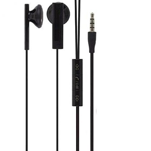 Premium Wired Earphones with Built-in Mic - 3.5mm Headphones for LG Velvet 5G, V30, G6 - Noise Cancelling Earbuds for Calls, Music & Gaming - Perfect for Office, Commuting & Workouts
