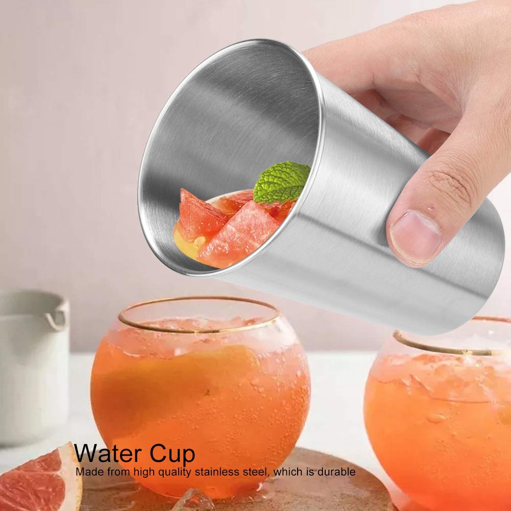 Premium Stainless Steel Milkshake Cup with Lid - Insulated Metal Tumbler for Kids, Camping, Travel - Perfect for Smoothies, Juice, Beer & Cold Drinks - BPA-Free, Durable & Portable