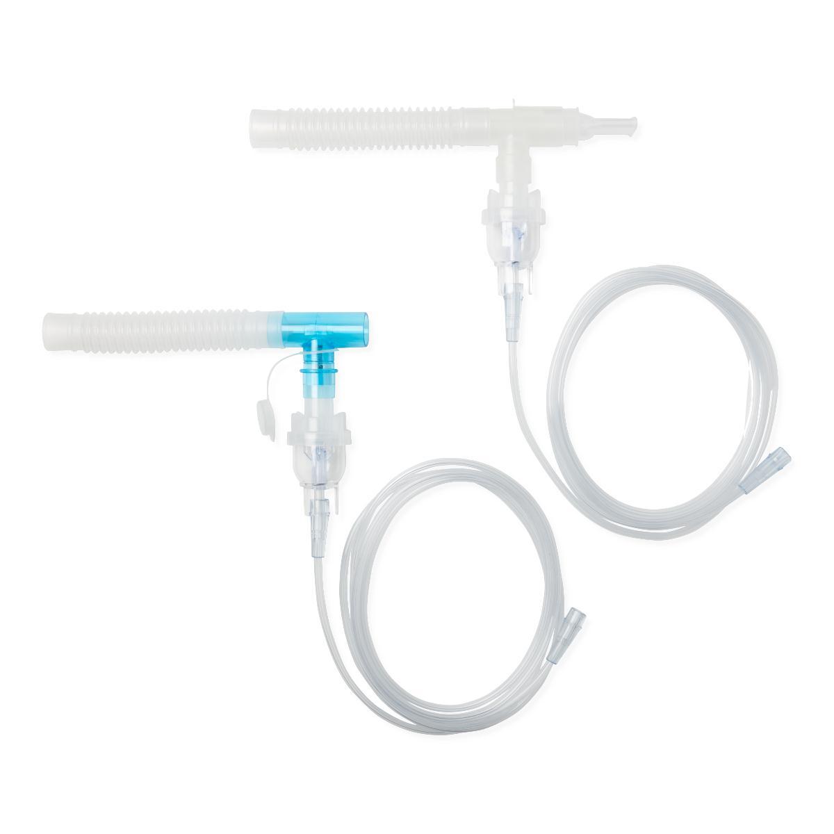 Portable T-Style Mouthpiece Nebulizer Kit for Adults & Kids - Fast & Effective Breathing Treatment at Home, Travel & Clinic Use