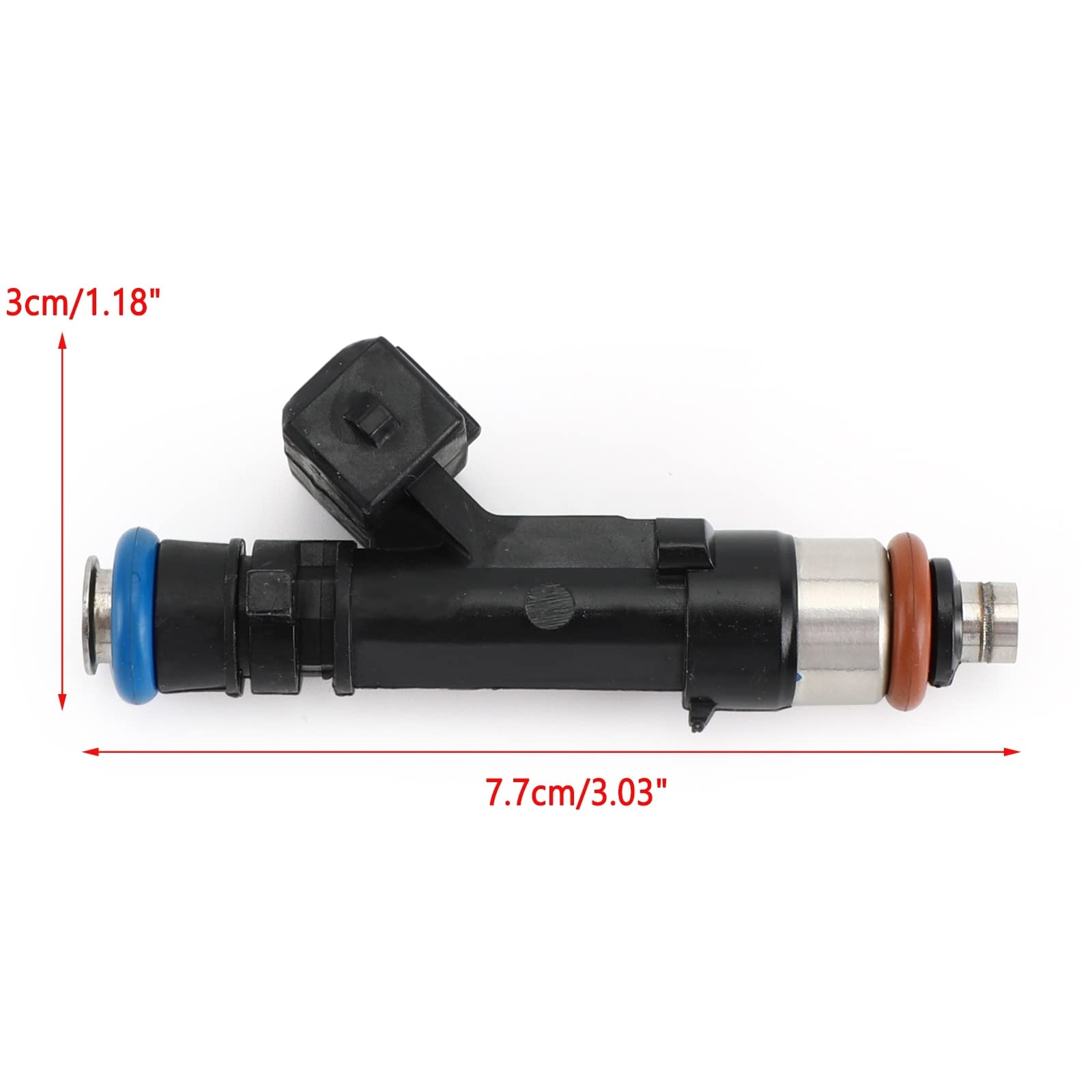 1PCS Fuel Injector 0280158205 - Compatible with Buick & Chevrolet 2011-2016 1.4L I4 Engine - High Performance Auto Replacement Part for Smooth Acceleration & Fuel Efficiency