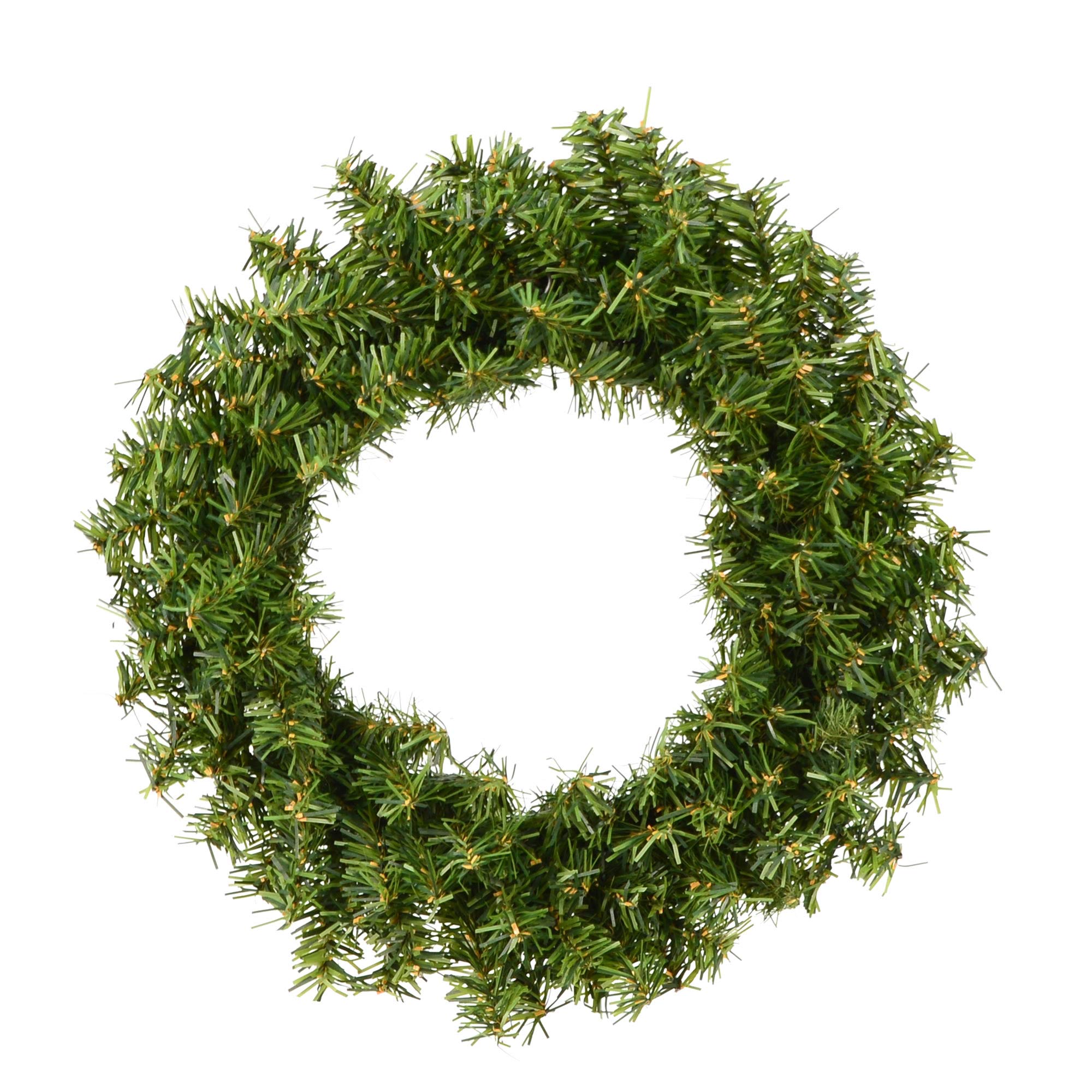 Vickerman 6 Inch Mini Artificial Pine Christmas Wreath Unlit - Realistic Faux Evergreen Holiday Decor for Front Door, Wall, Mantel & Indoor Home Decoration - Perfect for Christmas, Winter & Seasonal Festive Decorating