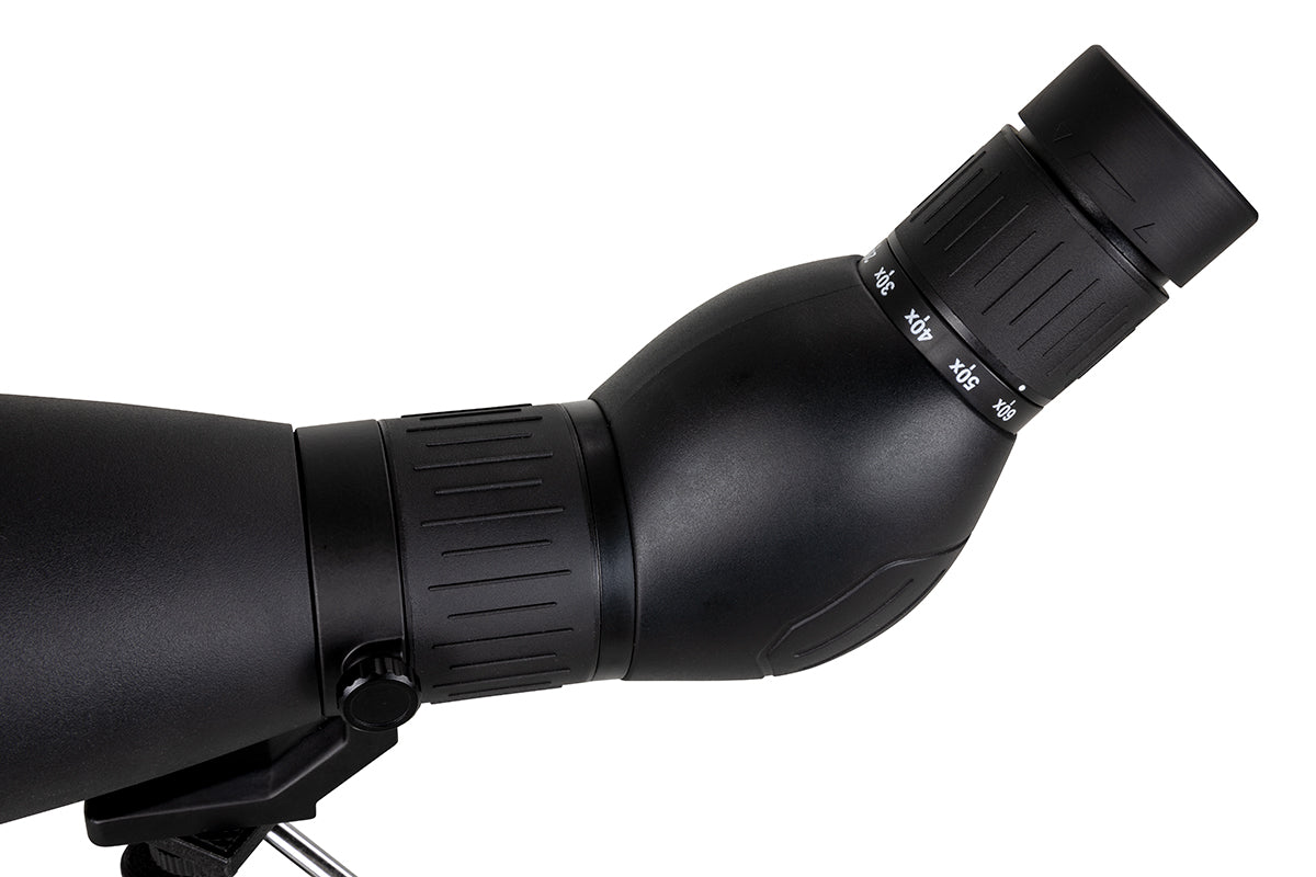 Celestron LandScout 20-60x80mm Angled Zoom Spotting Scope with Smartphone Adapter & Bluetooth Remote - High-Powered Telescope for Bird Watching, Hunting, and Outdoor Observation - Perfect for Wildlife Enthusiasts and Nature Explorers