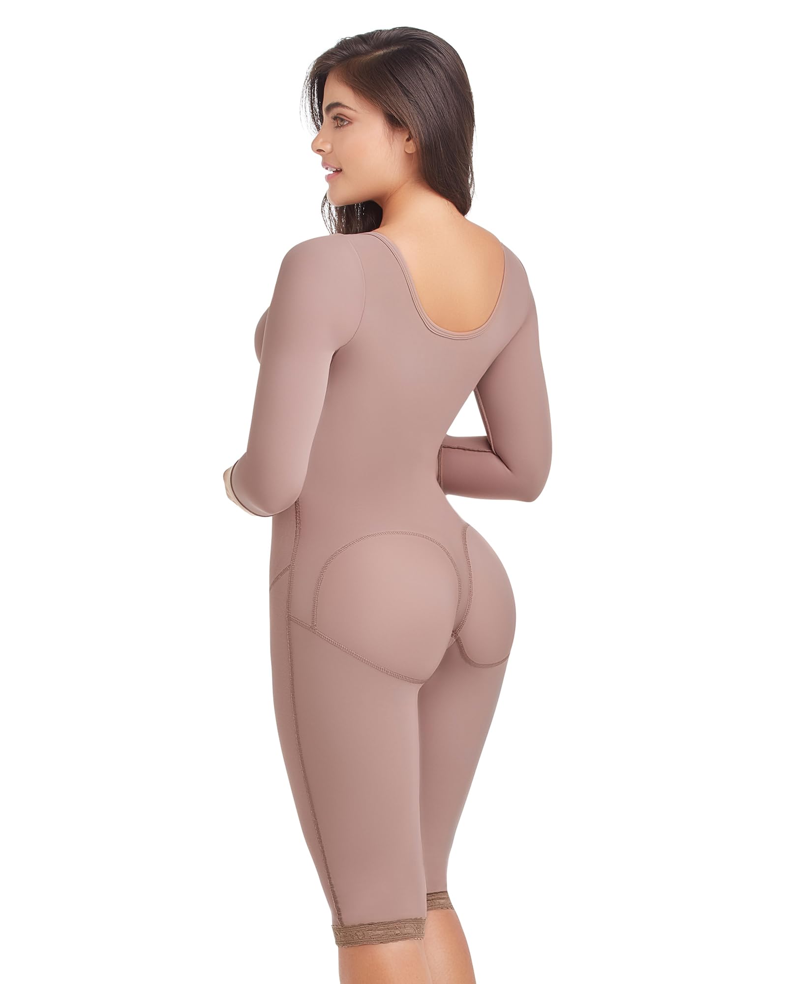 DELIE Fajas Colombianas 103 High Compression Shapewear Bodysuit - Tummy Control Waist Trainer for Women | Perfect for Postpartum, Workouts & Special Occasions