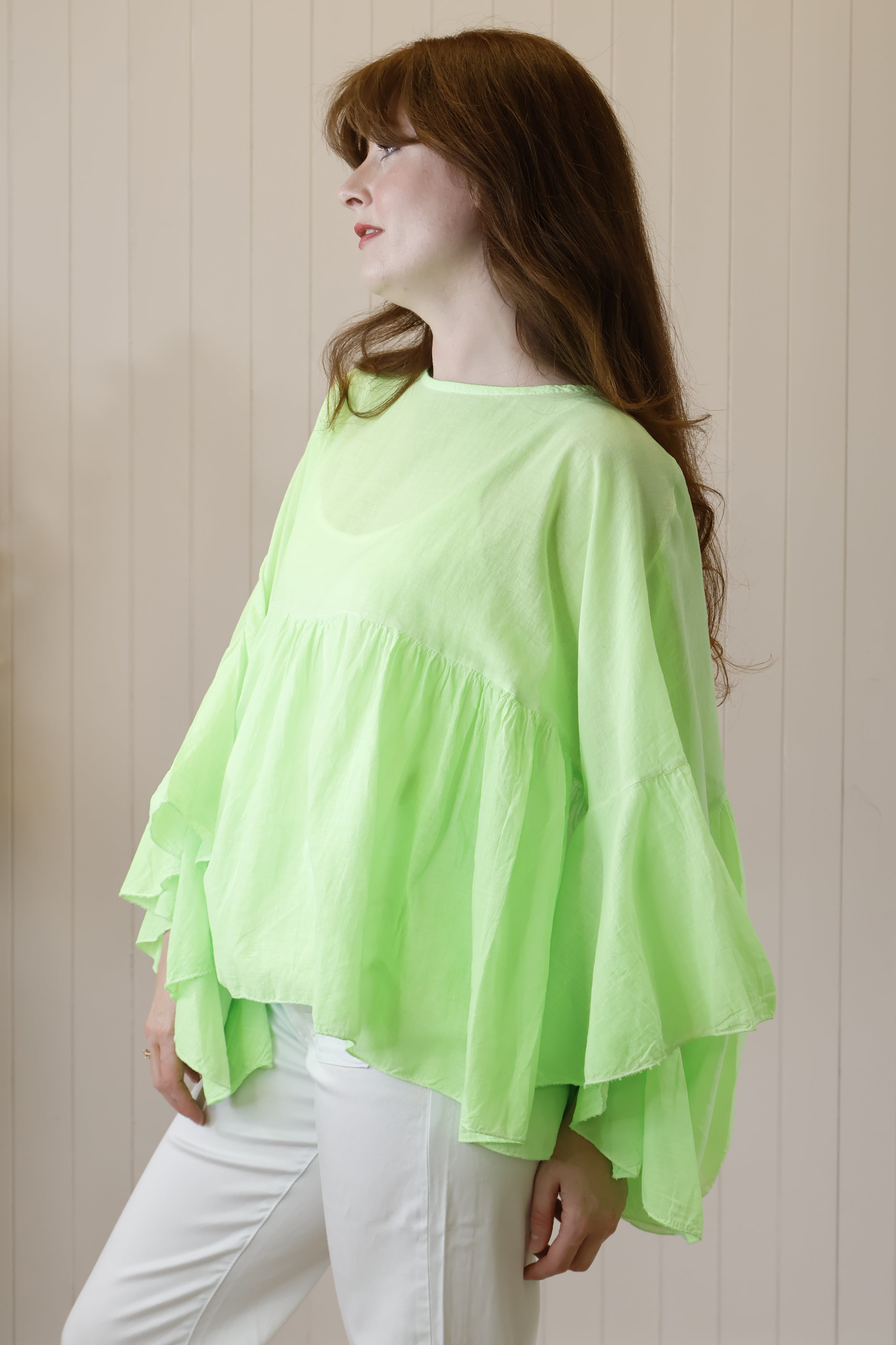 Marsha Neon Top Lime - Trendy Women's Crop Top for Parties & Nightlife | Perfect for Festivals, Concerts & Summer Outfits